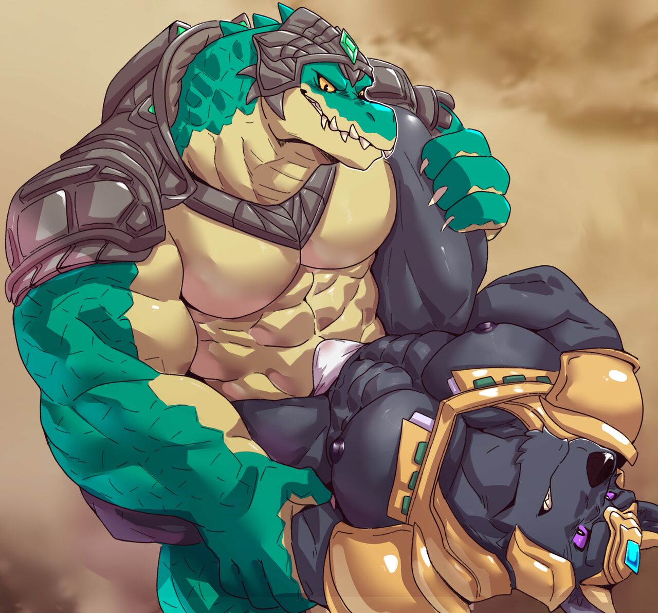 Renekton X Nasus Tauren Page 15 IMHentai