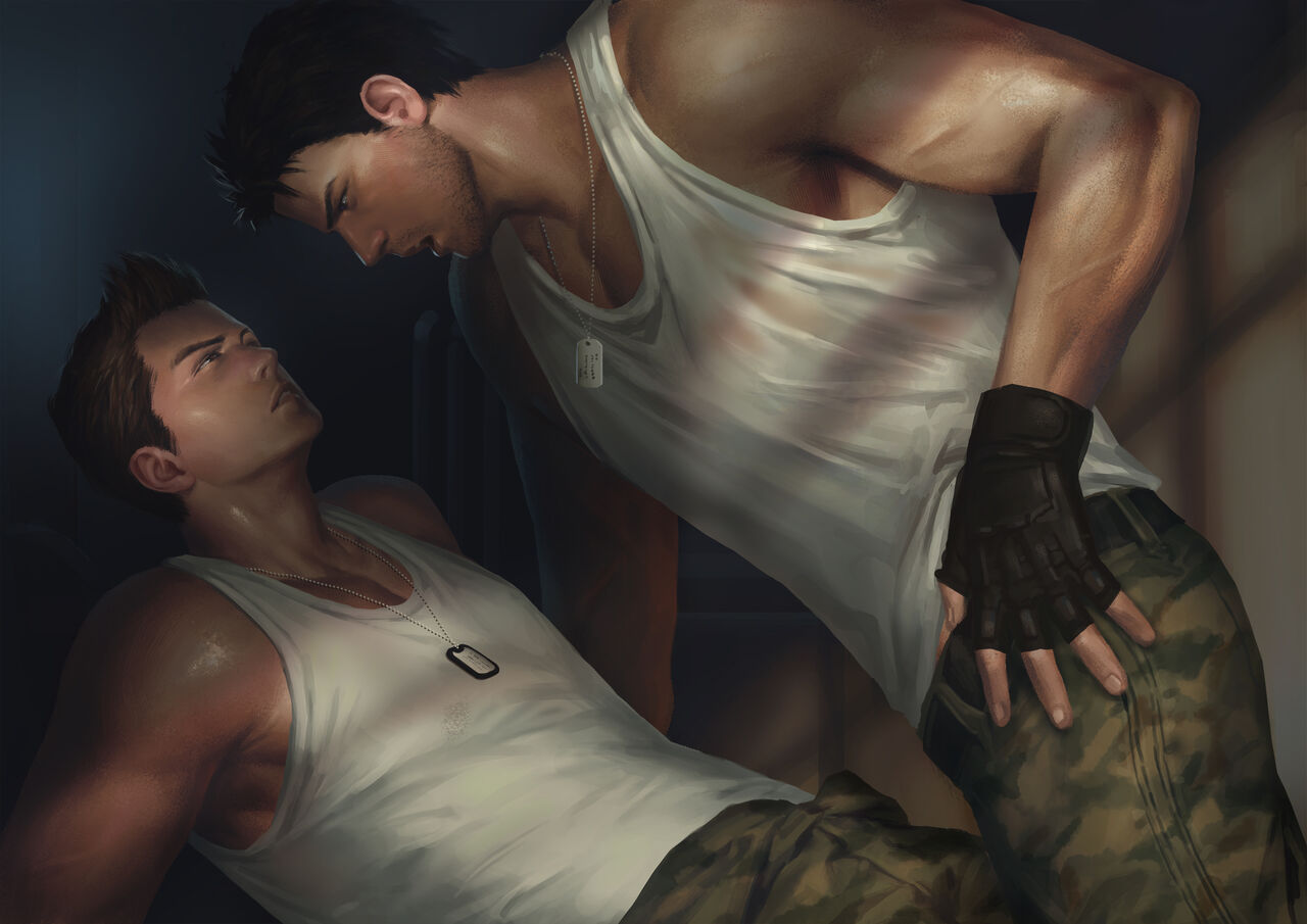 PenguinFrontier 2016-01_Alpha Team Affair_Chris Redfield x Piers Nivans page 1 full