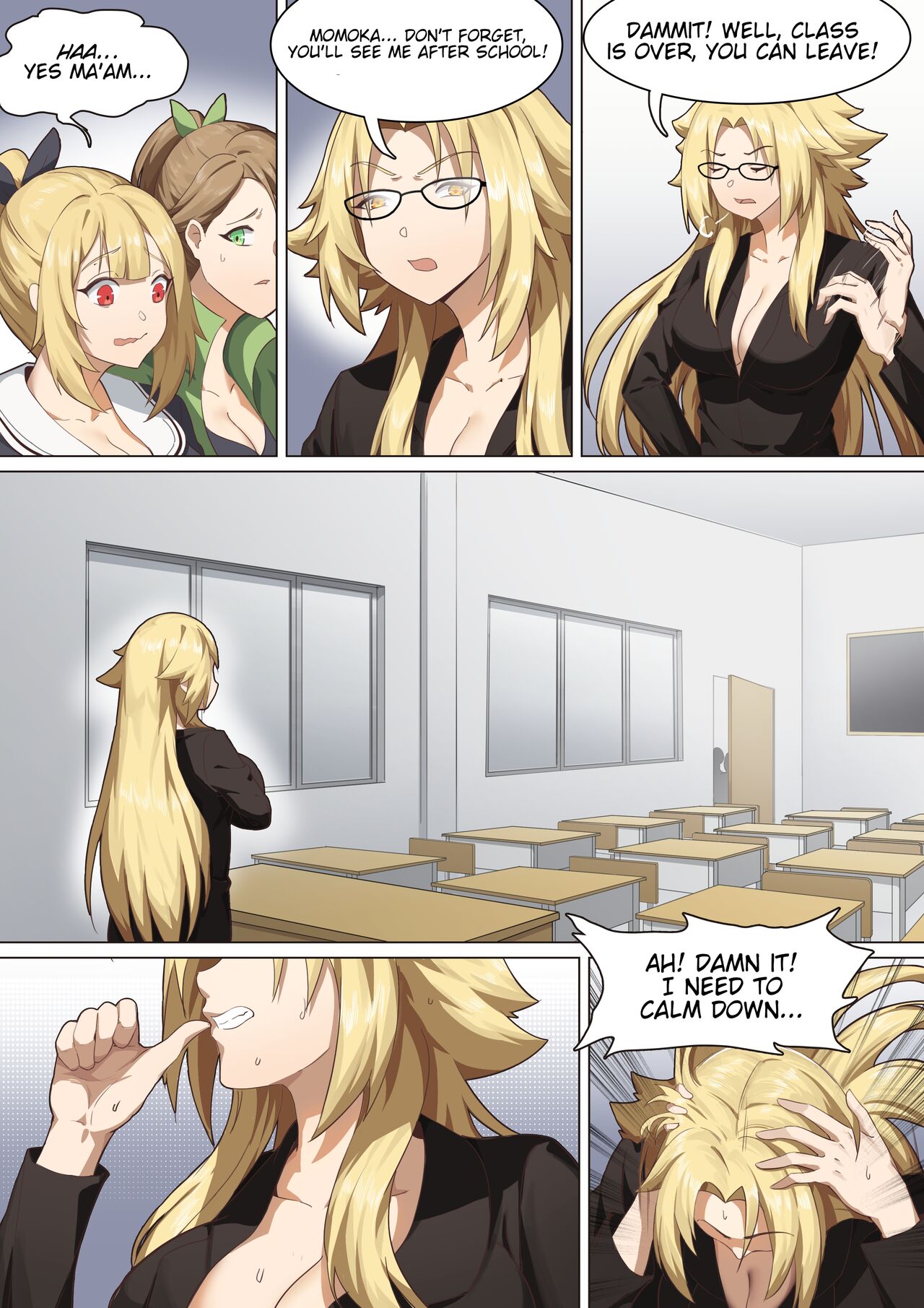 Werewolf Girl Academy page 5 full
