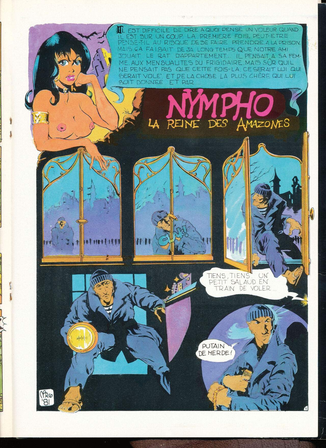 Nympho, la Reine des Amazones page 1 full
