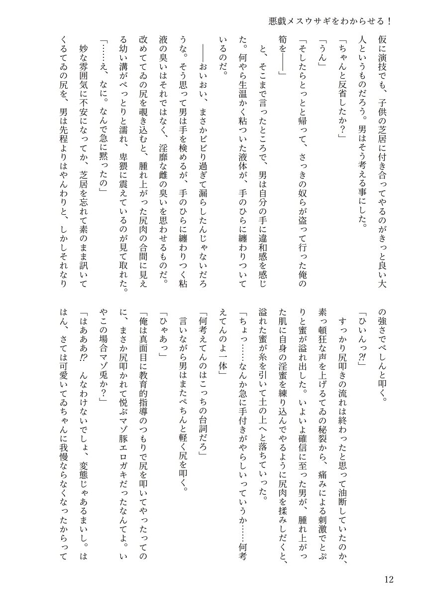 Touhou R-18 novel "Understand mischievous female rabbits!" page 8 full
