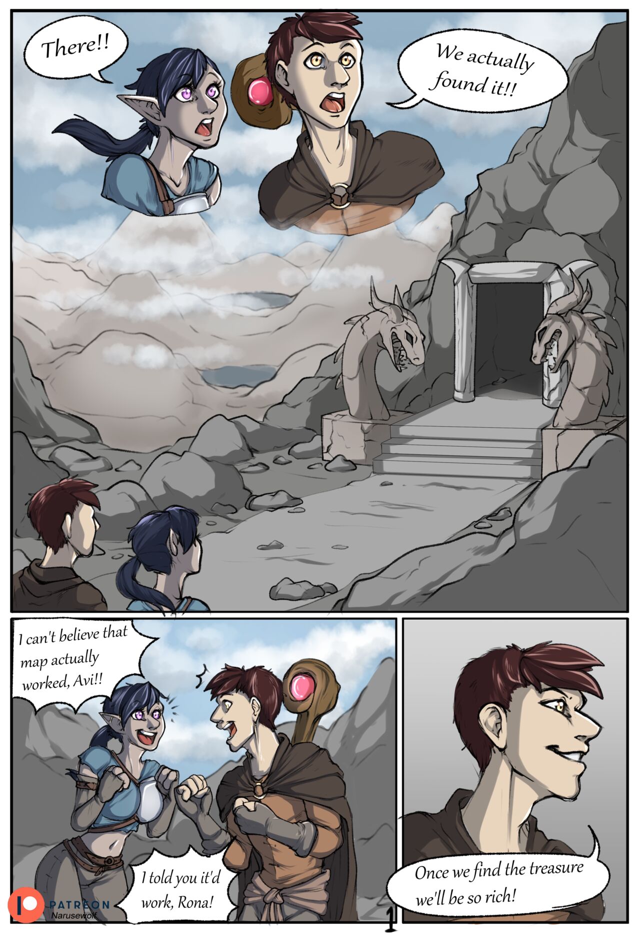 Kobold cave page 1 full
