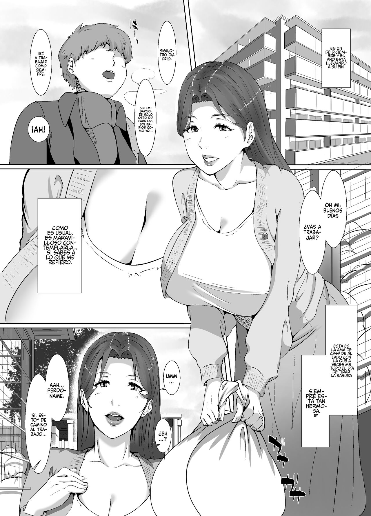 Seiya wa Otonari no Oku-san to | Pasando la Víspera Navideña con la ama de casa de al lado page 3 full