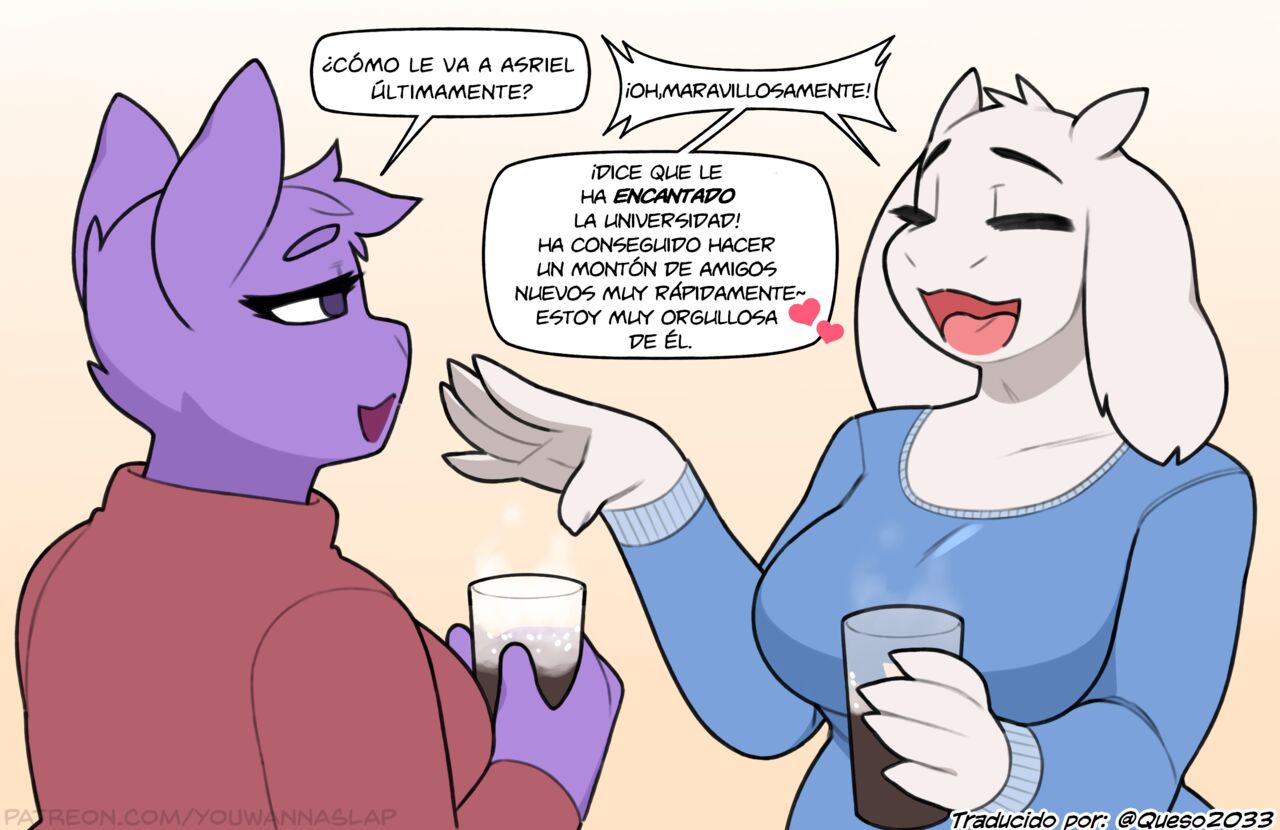 Asriel In College page 1 full