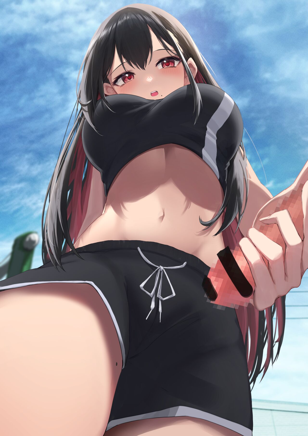インナーカラーちゃん鉄棒えちえち差分 page 4 full