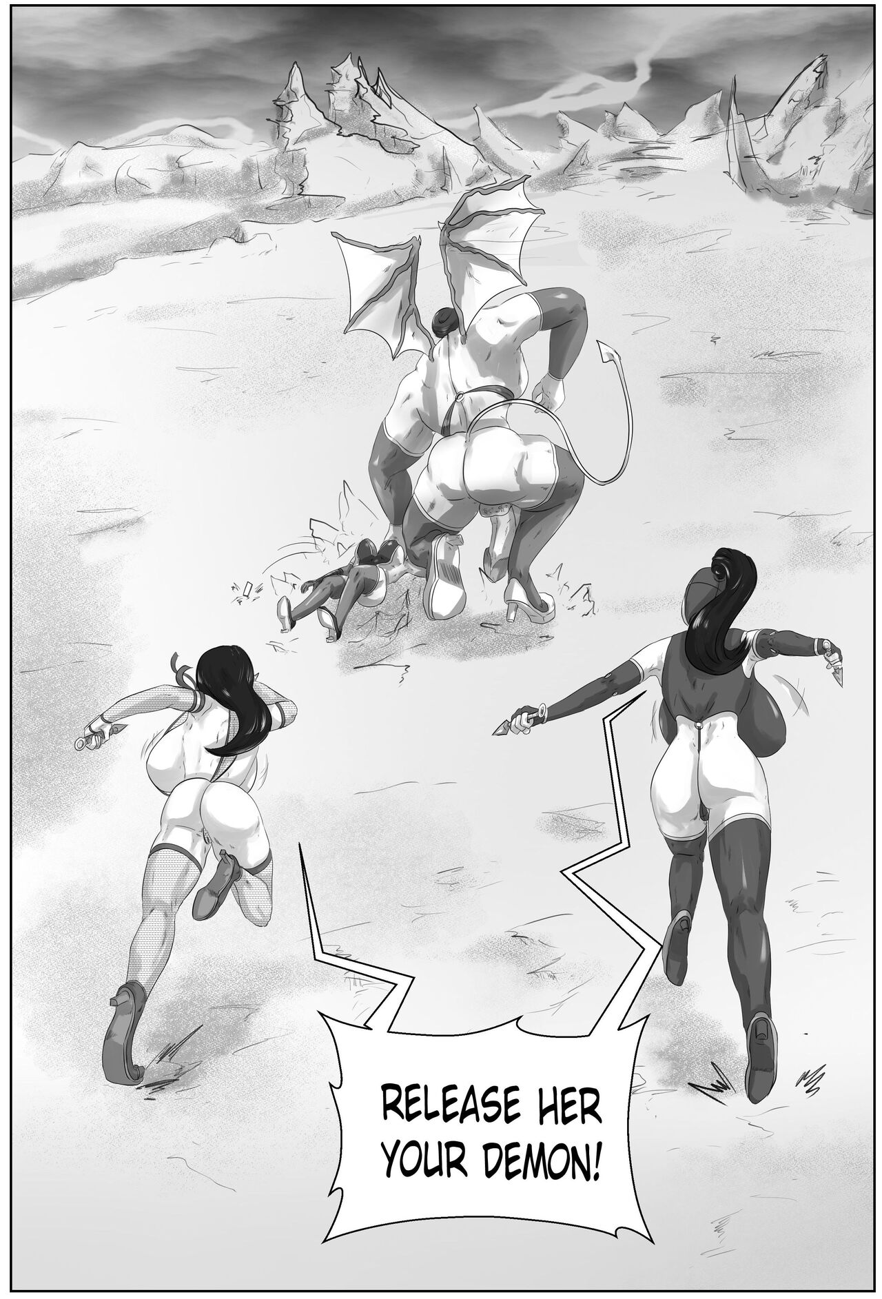 Super Heroines XXX The Invasion of the Underworld Part Two page 8 full