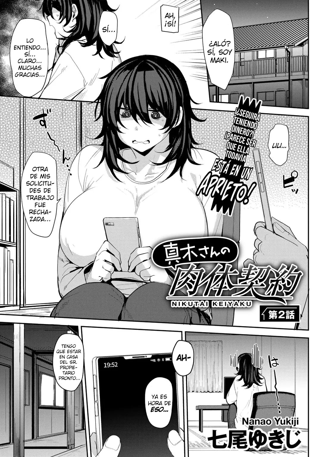 Maki-san no Nikutai Keiyaku Ch. 2 | Contrato Coital De Maki - Parte 2 page 1 full