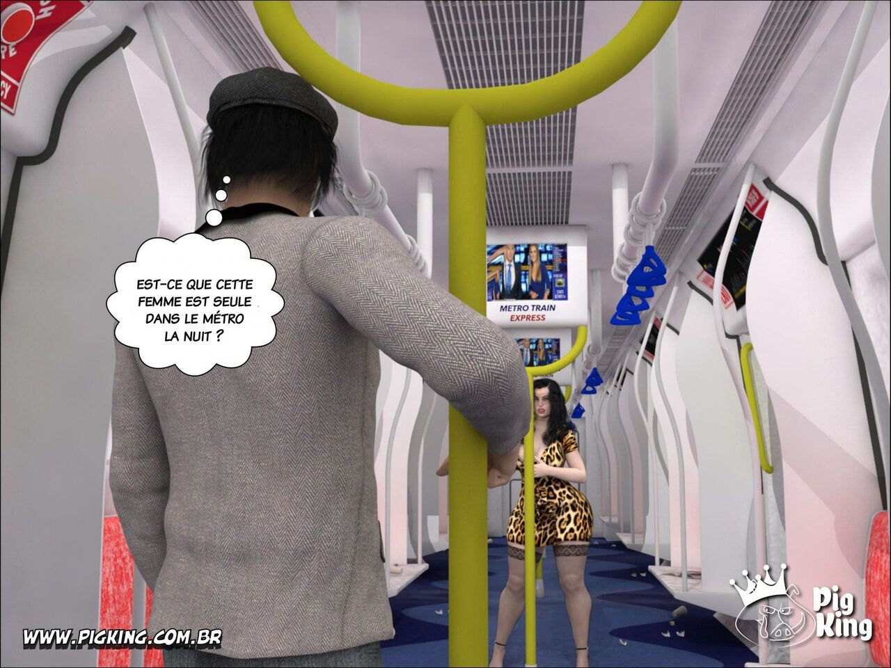 Brigitte, the lady of the subway - Brigitte, la dame du métro - French page 10 full