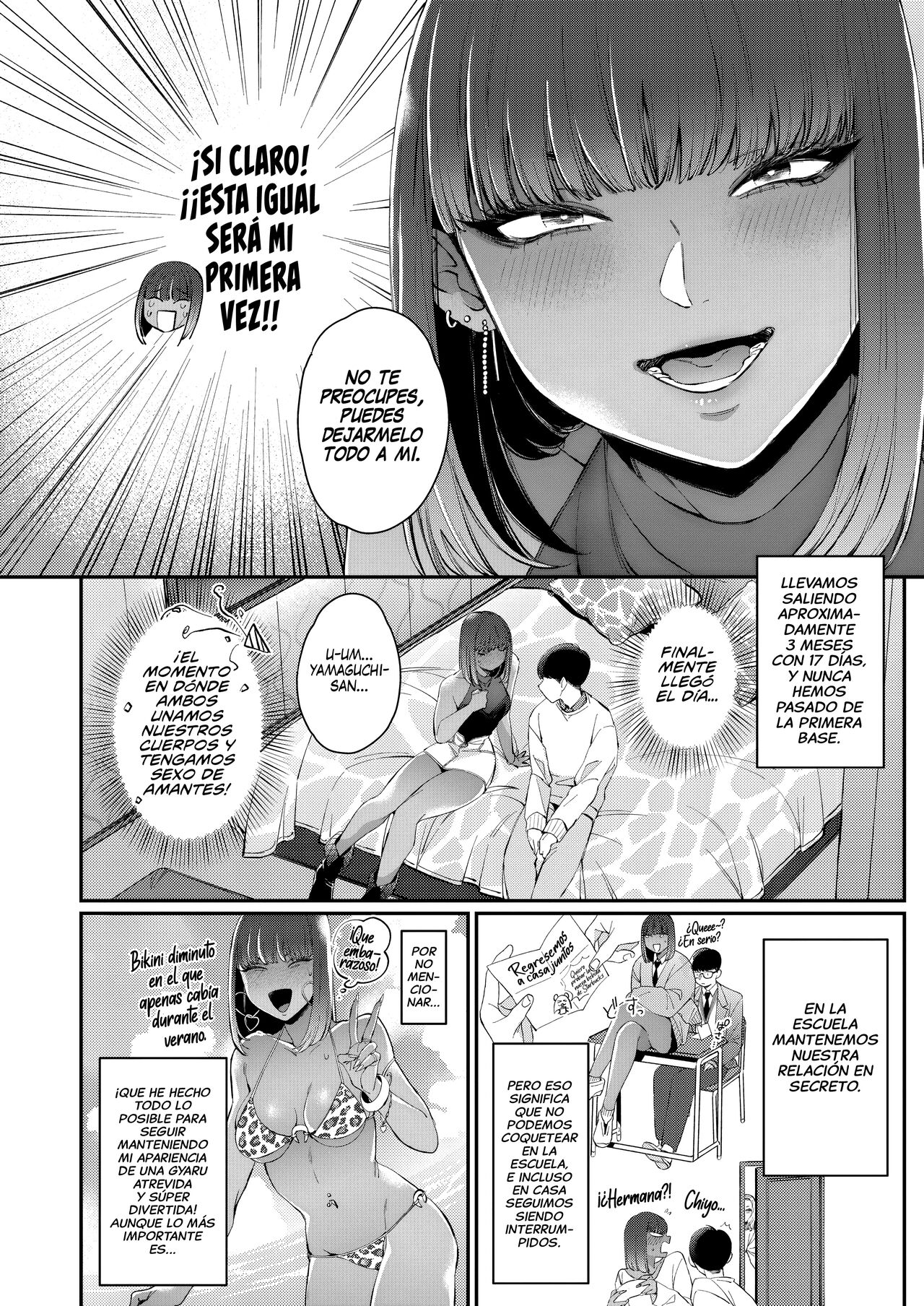 Gal no Kawaii Mieppari | Mi Adorable Novia Gyaru es una Completa Mentirosa page 2 full