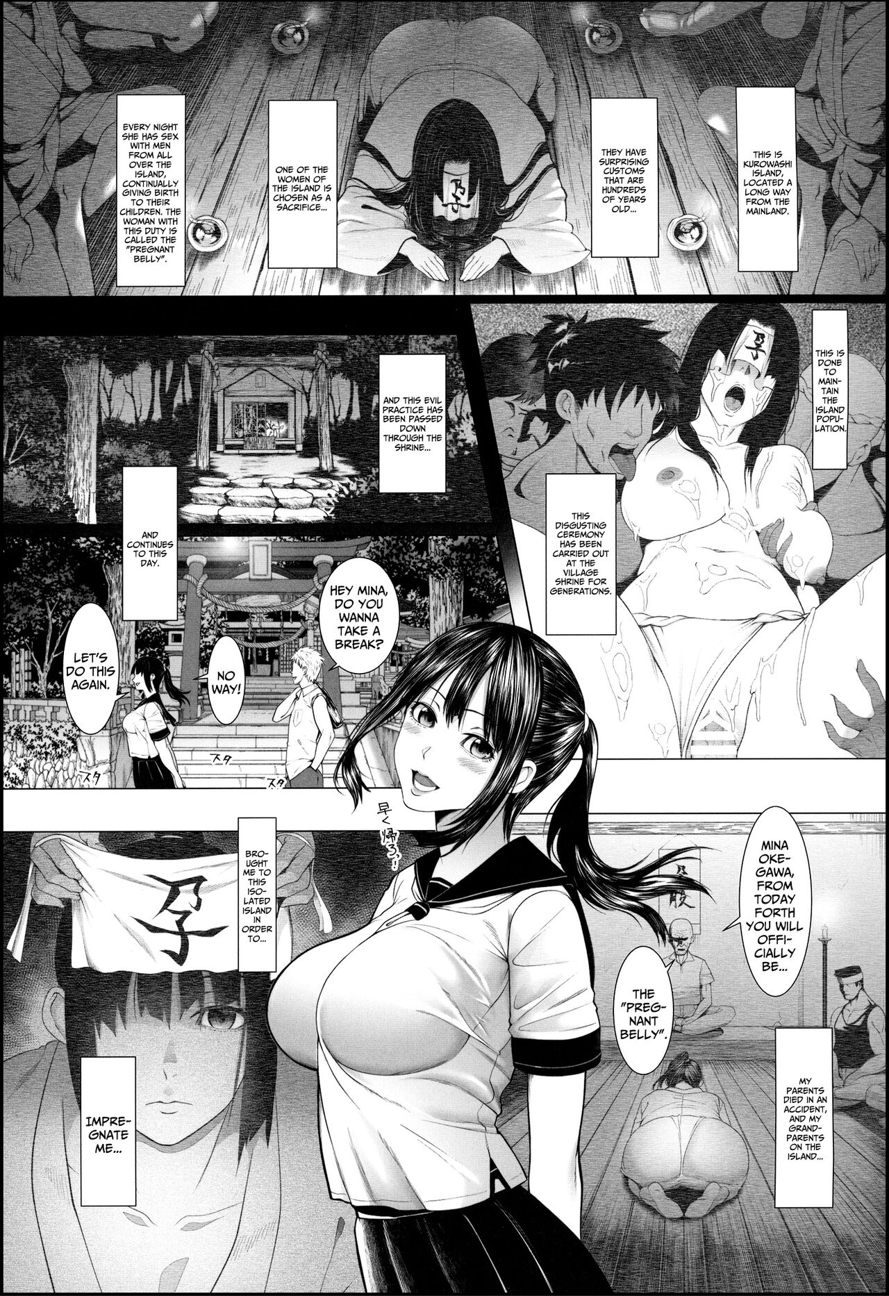 Haramase no Shima 3 ~Kodane o Shikomare Modaeru Otome~ | Pregnant Island 3  - A Girl is Agonisingly Filled With Semen =CBS= - Page 2 - IMHentai