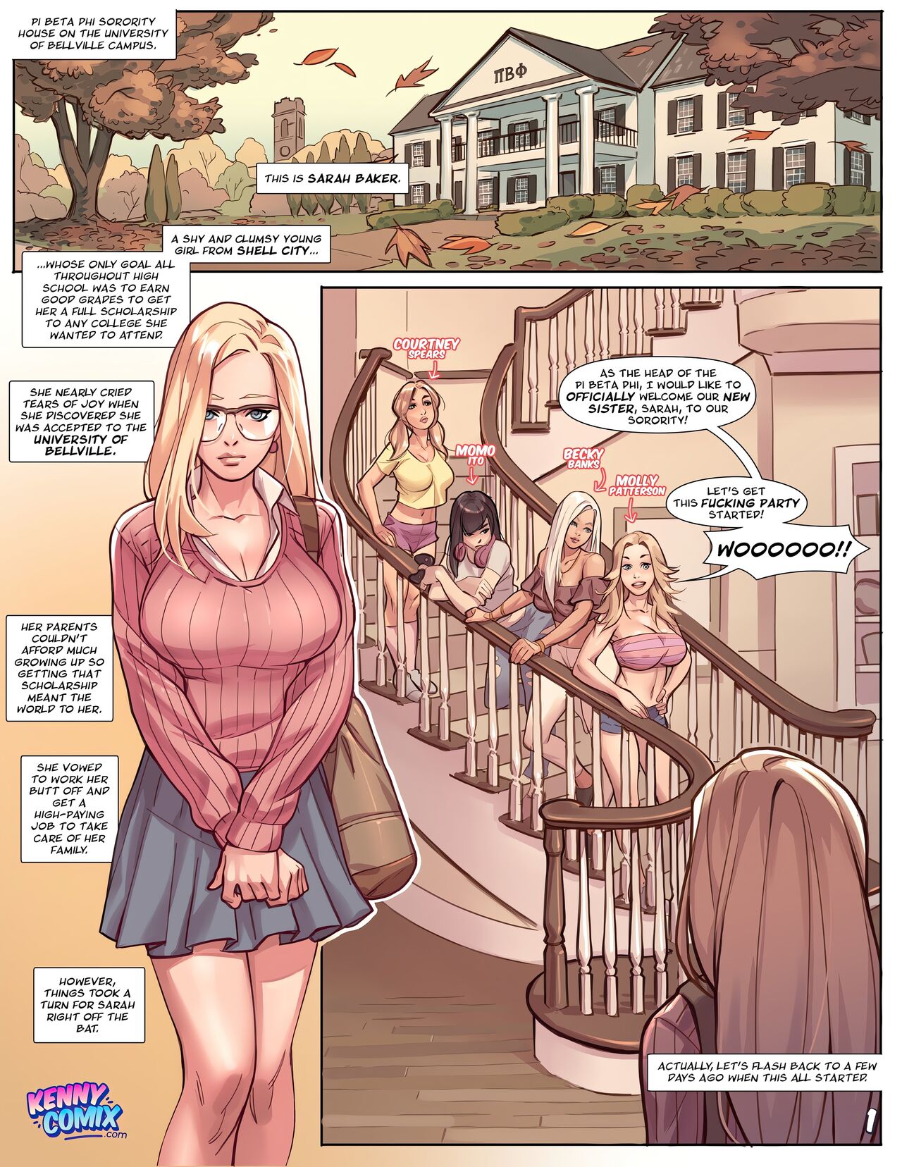 Naughty Sorority: The New Pledge 4K page 2 full