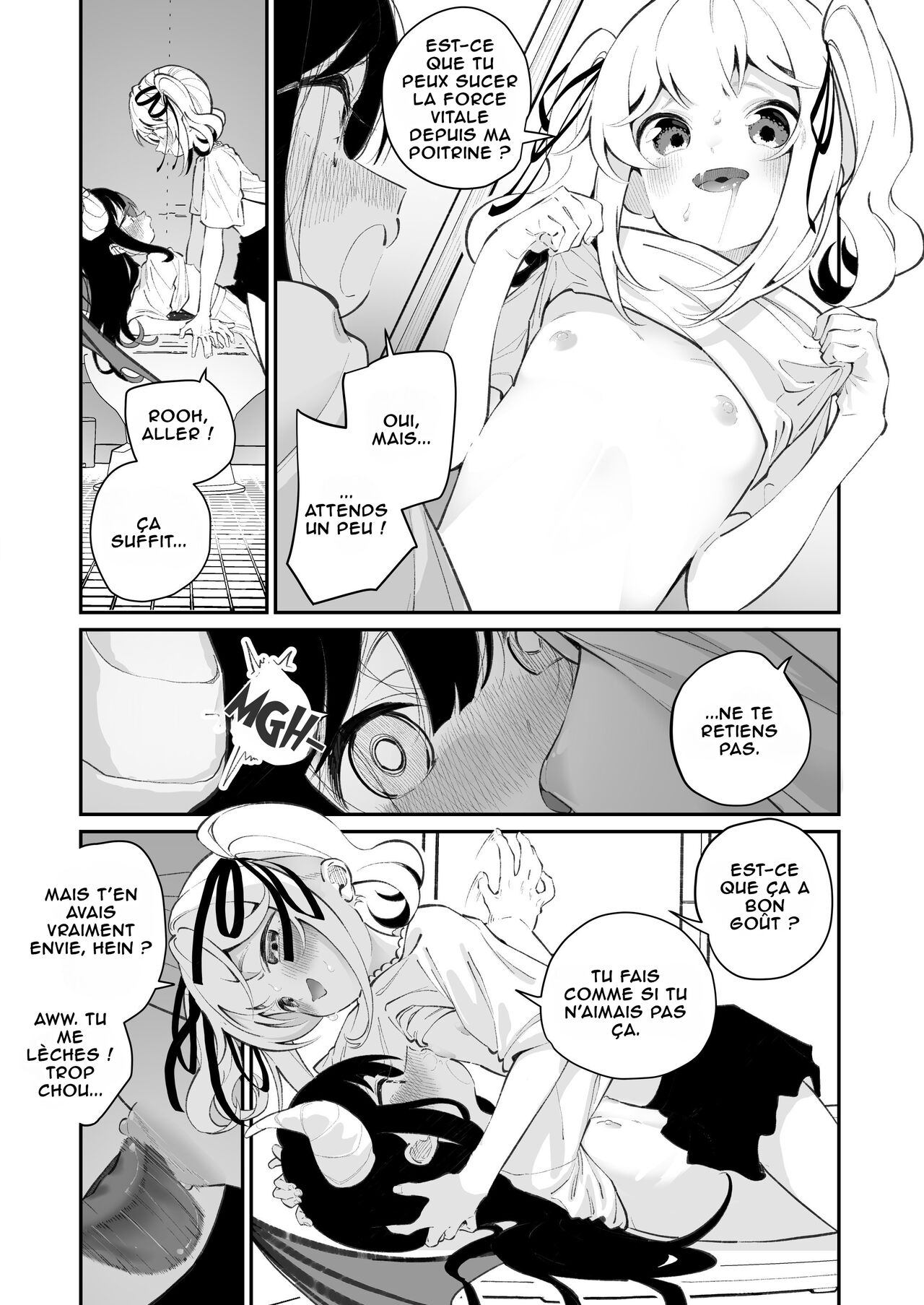 Yuri Ranbou sareru Inma 01 | La succube dominée par une lesbienne 01 page 8 full