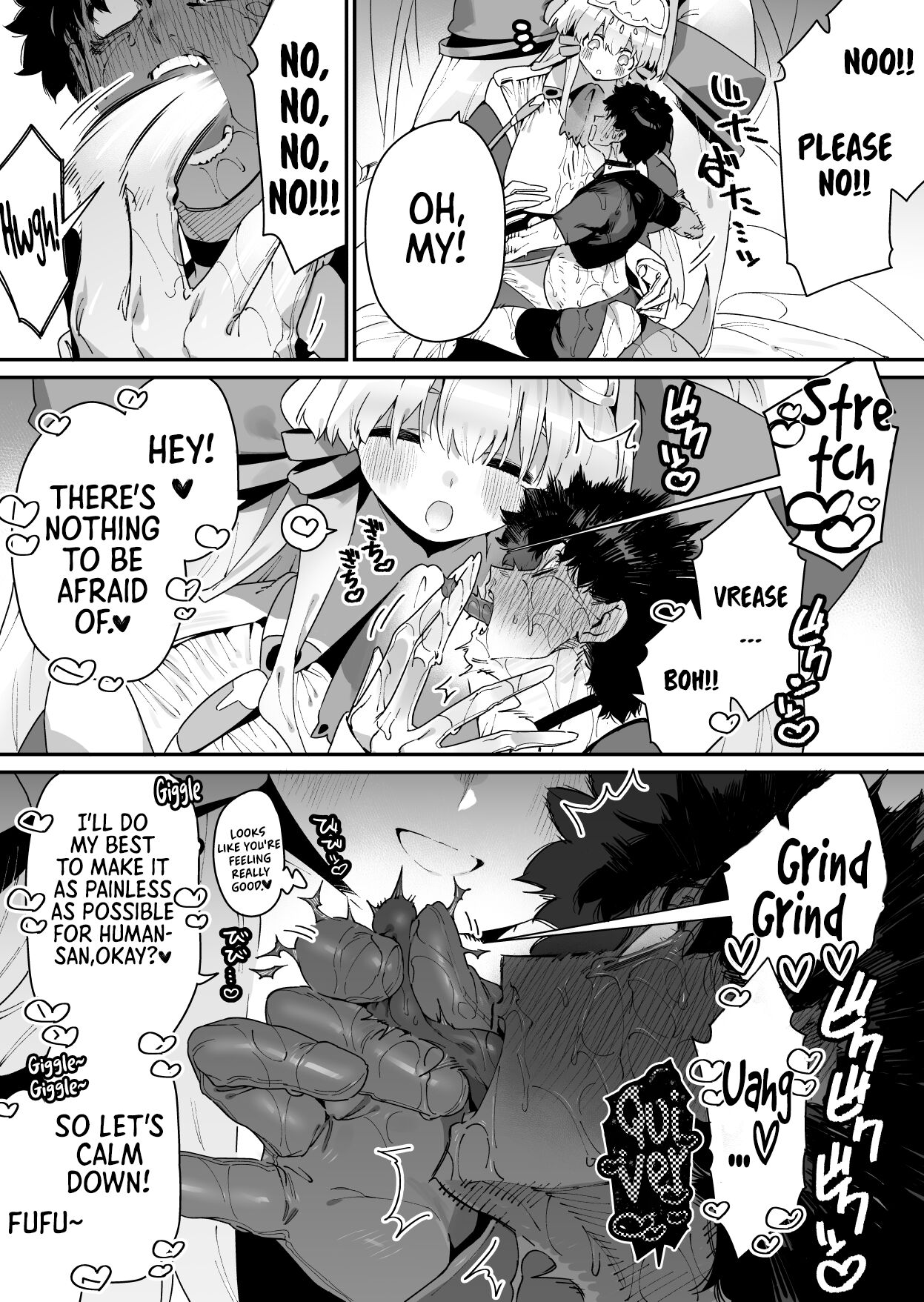 Human-san, Who Gets "Adjusted" by a Superior Angel | Part 2 page 4 full
