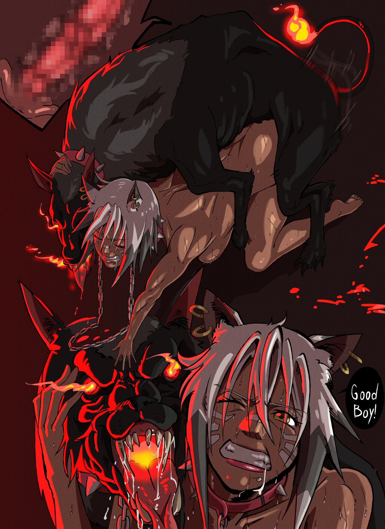 Getting fucked by a Hellhound page 1 full