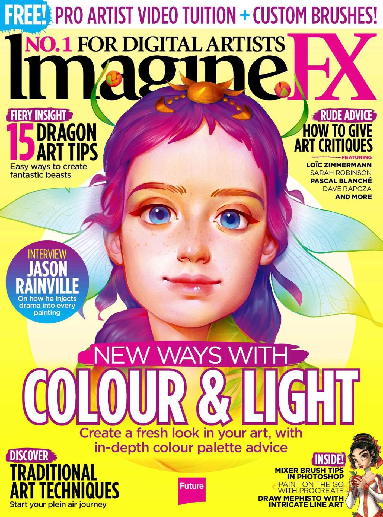 ImagineFX 2018-01 - New Ways With Colour & Light page 1 full