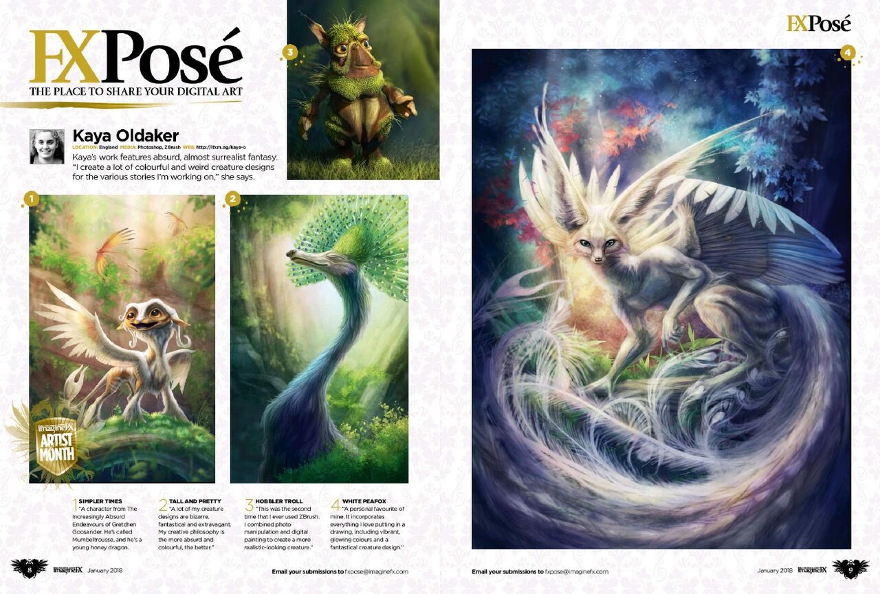 ImagineFX 2018-01 - New Ways With Colour & Light page 5 full
