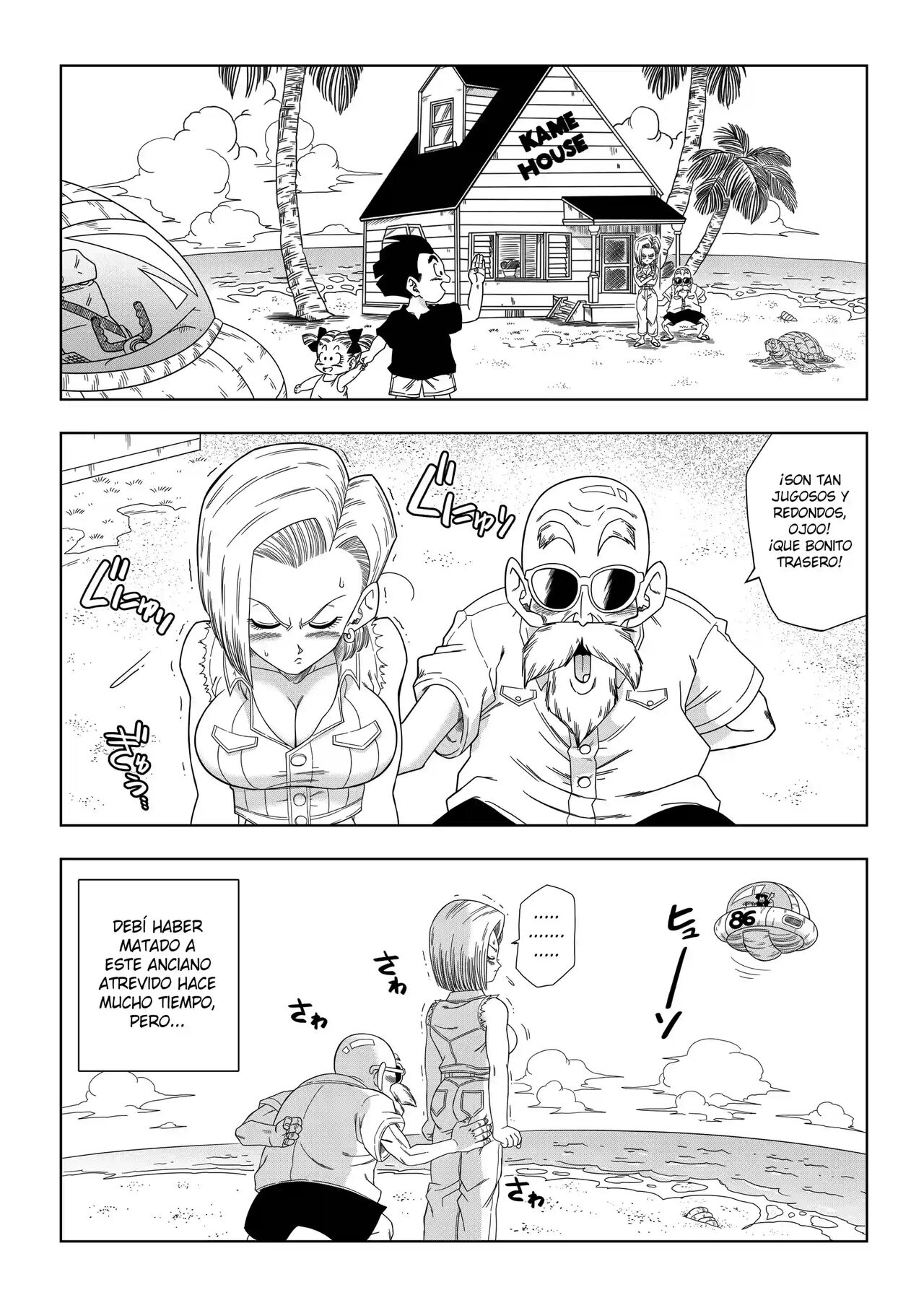 Número 18 VS el Maestro Roshi page 2 full