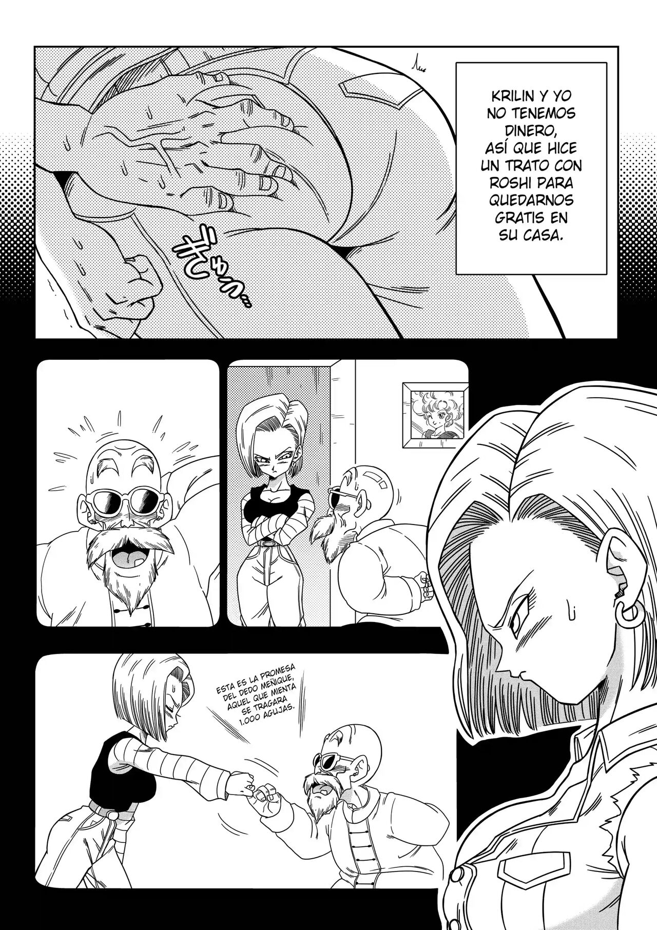 Número 18 VS el Maestro Roshi page 3 full