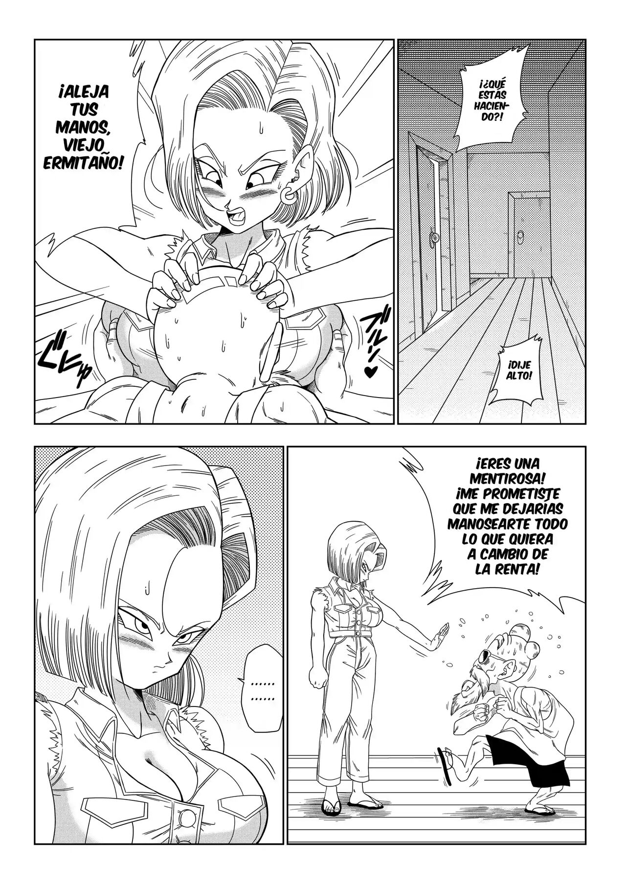 Número 18 VS el Maestro Roshi page 5 full