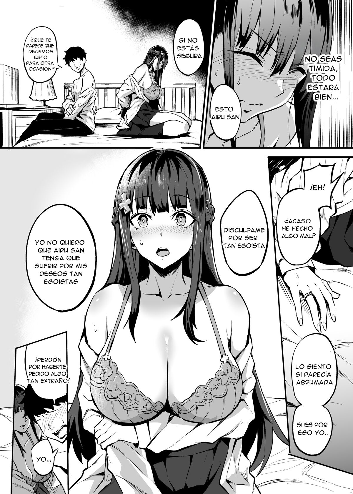 Kurokami no Ko NTR Manga - La infidelidad de una chica de Cabello Oscuro page 2 full