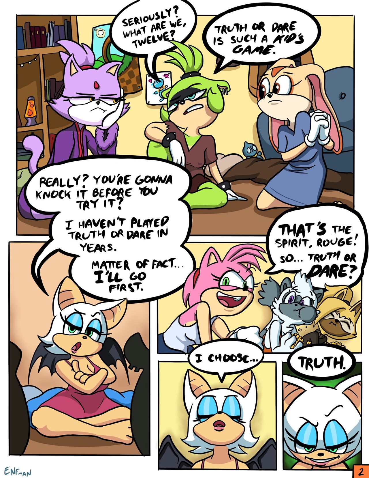 Oops! All Naked!  Ongoing page 3 full
