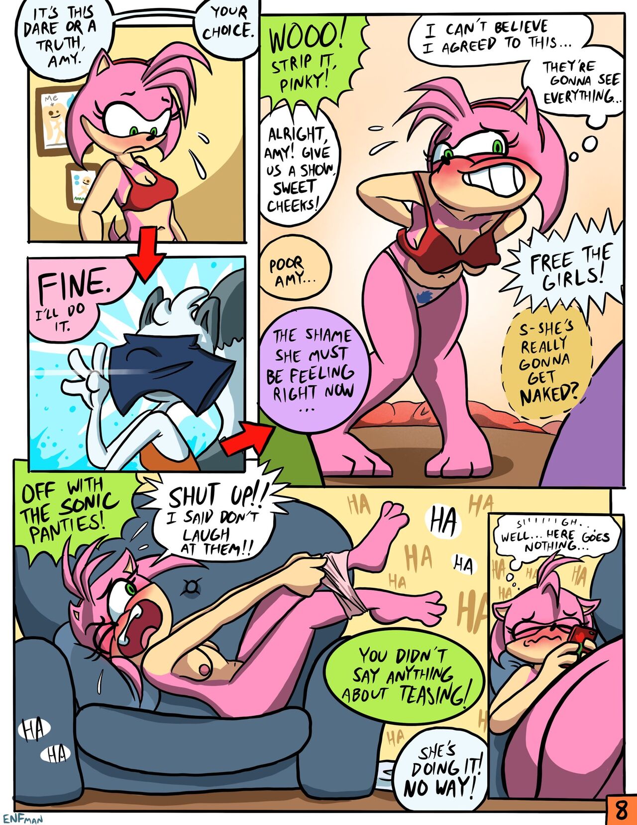 Oops! All Naked!  Ongoing page 9 full