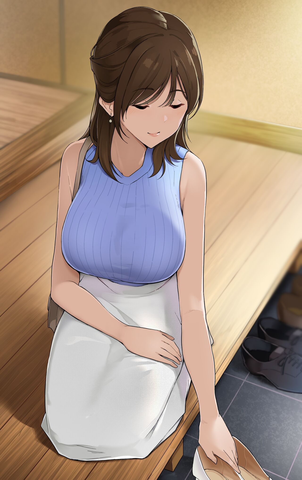 Sodachi no Yosasou na Onee-san ga Ogehin Sex suru Hanashi Sono 1 | A Refined and Elegant Young Woman from a Good Family Has Vulgar Sex page 1 full
