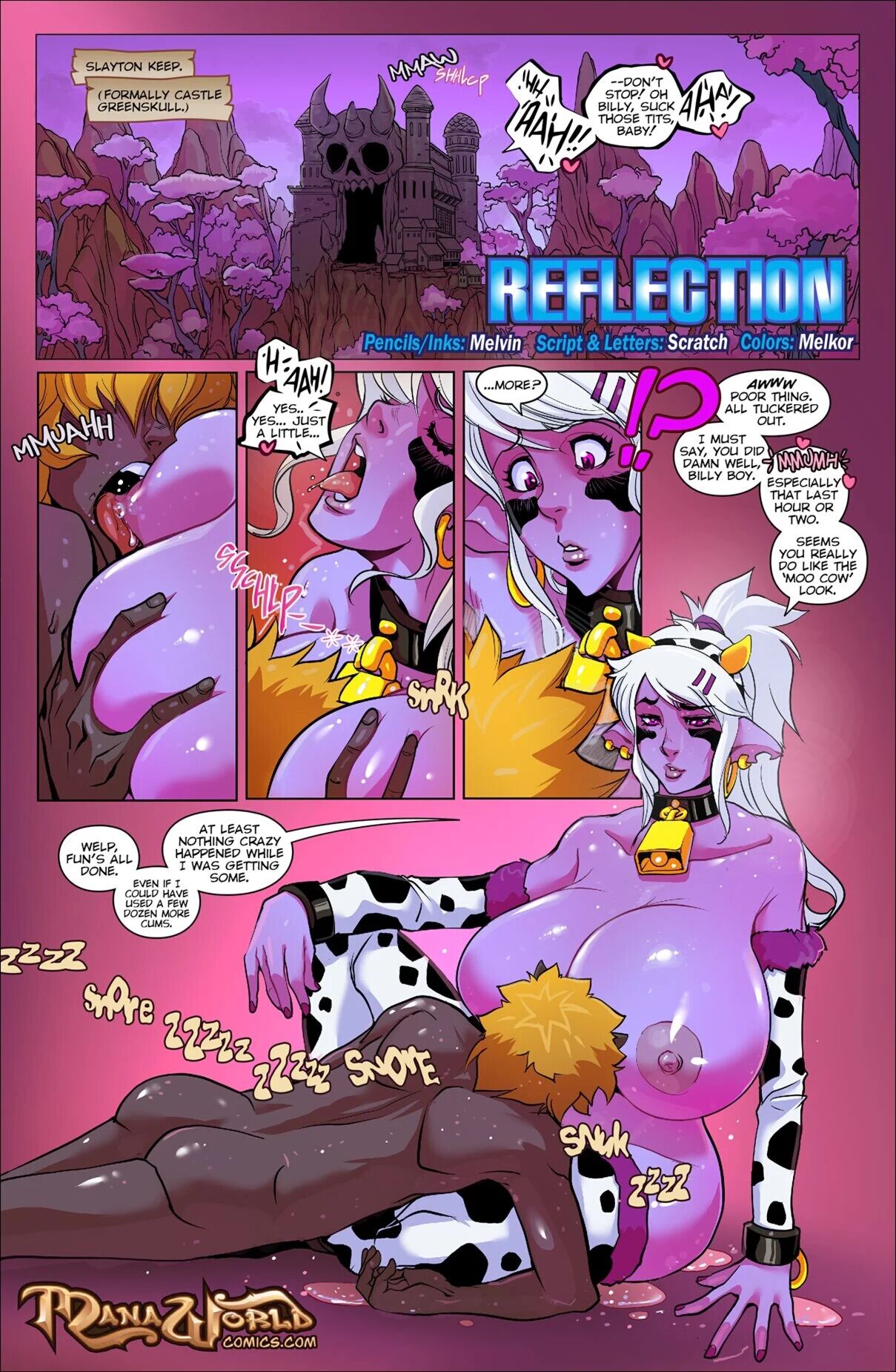 Main Comic Series  - 21 . Reflection - english page 1 full