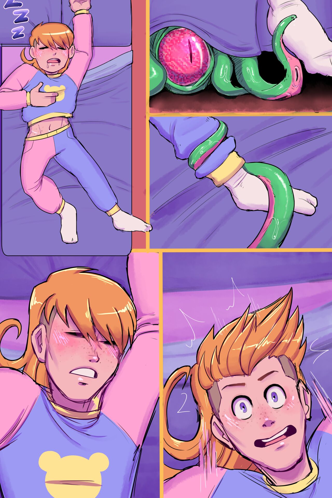 Monster Under The Bed Comic page 1 full