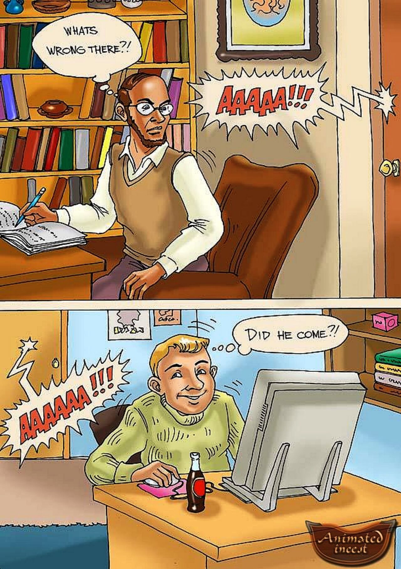 Animated Incest - Fuck me Santa page 6 full