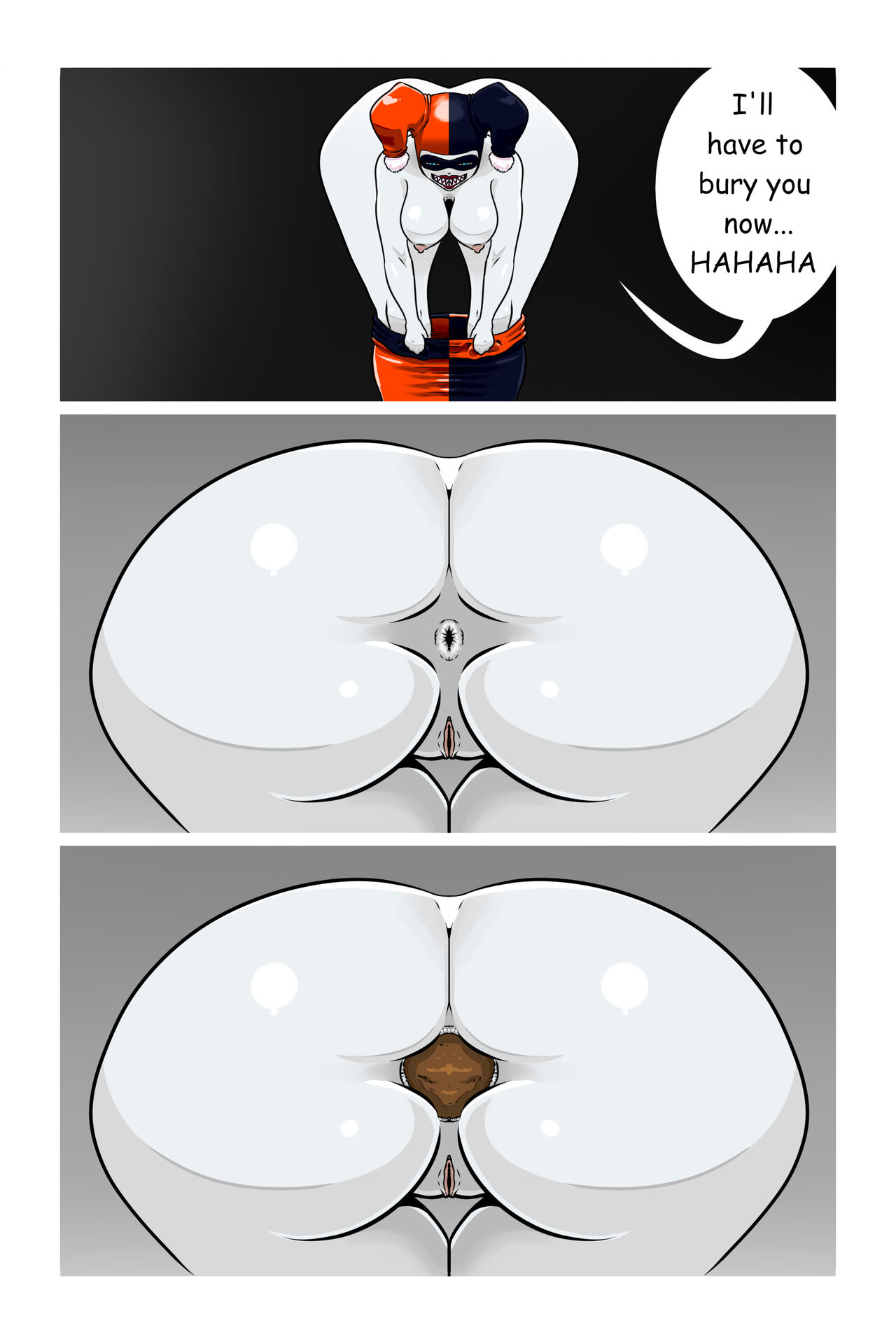 The Giantess Harley Quinn page 9 full