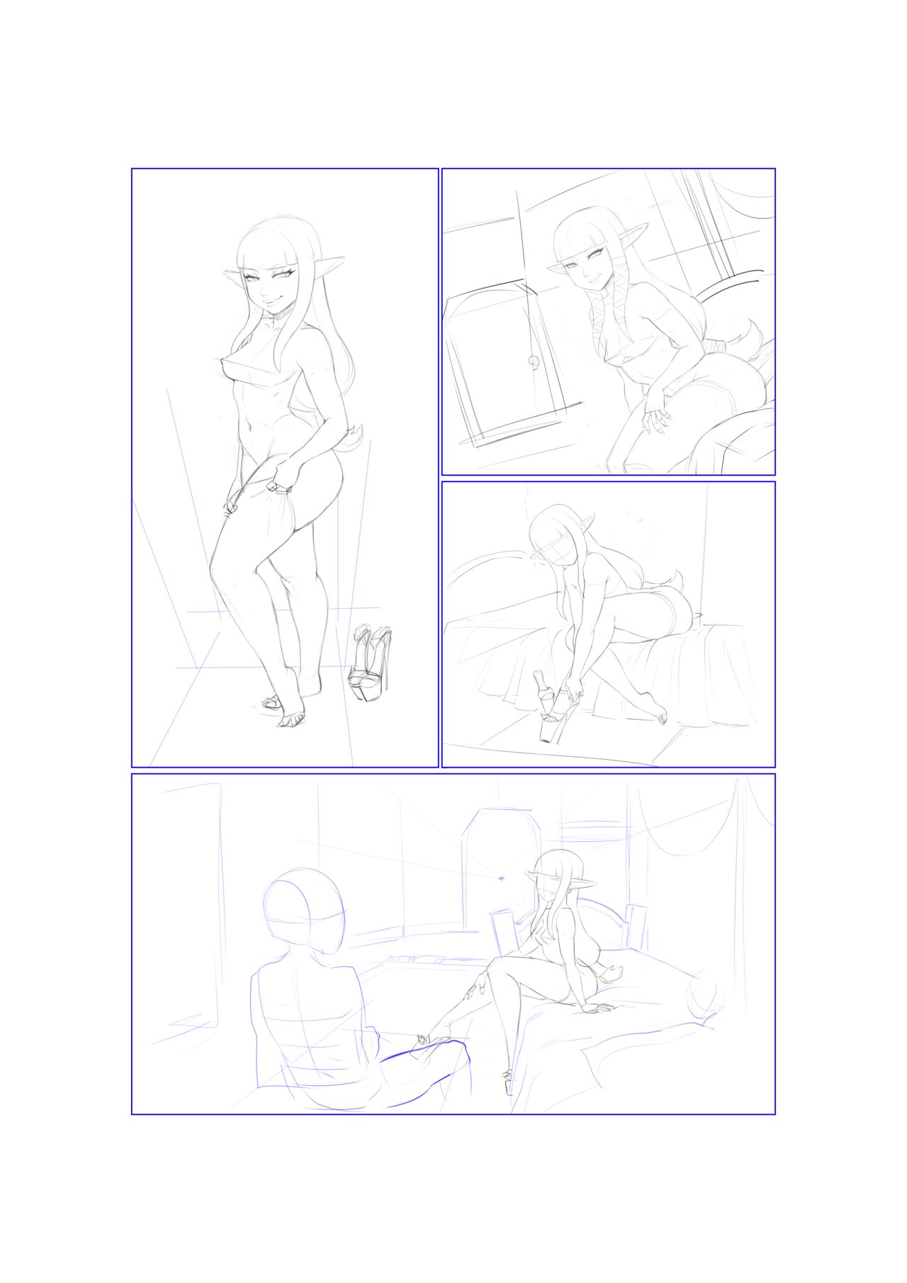 Unfinished Zelda Comic page 3 full