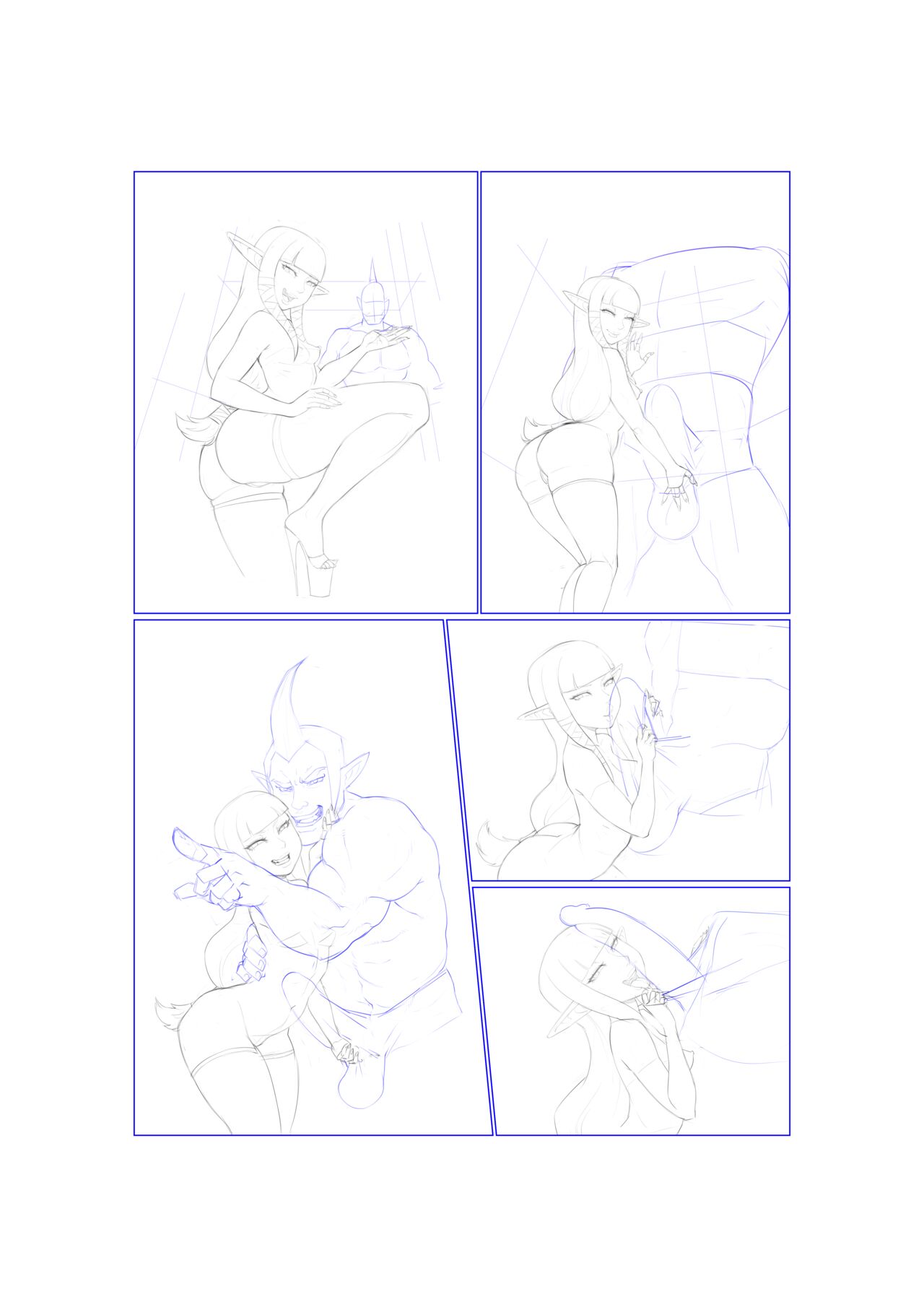 Unfinished Zelda Comic page 7 full