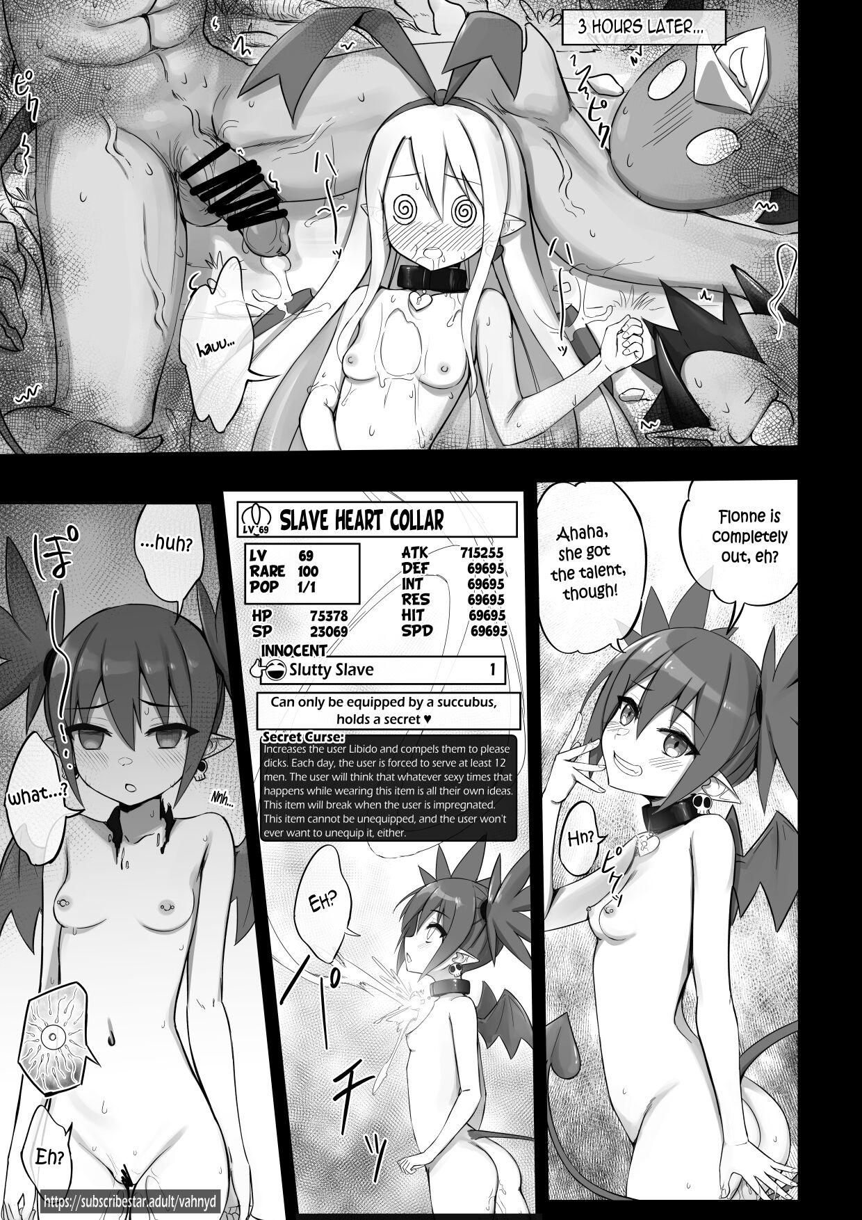 Etna and Flonne secret fun time! page 4 full