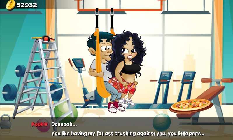 Hungry Girls Game: Kookie's Kooky Training #1 page 1 full