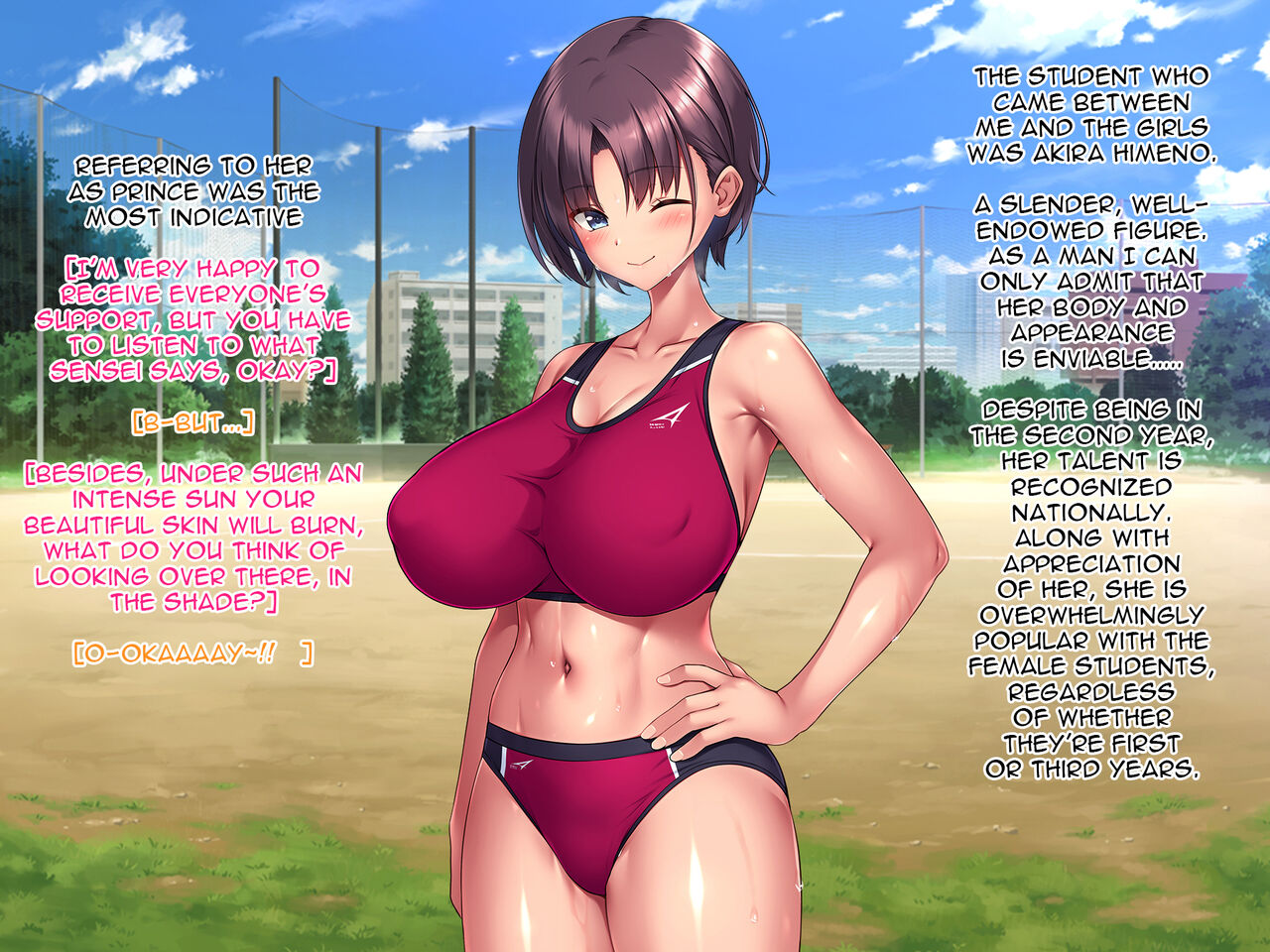 Boyish Rikujou Shoujo Himeno Akira no Honshou ~Gakuen no Ouji-sama wa Ore dake no Dosukebe Ohime-sama~ page 7 full