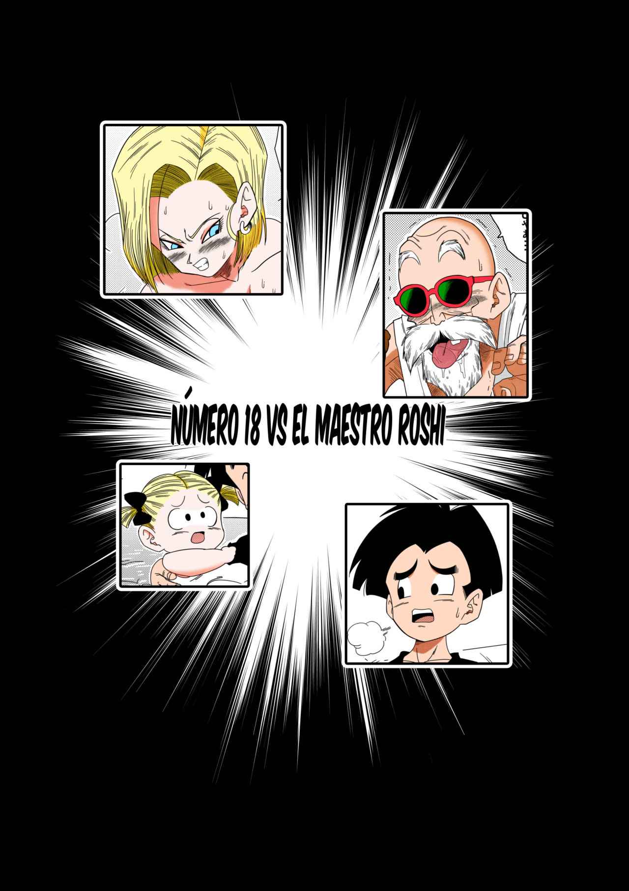 18-gou vs Kame Sennin | Número 18 VS El Maestro Roshi page 4 full