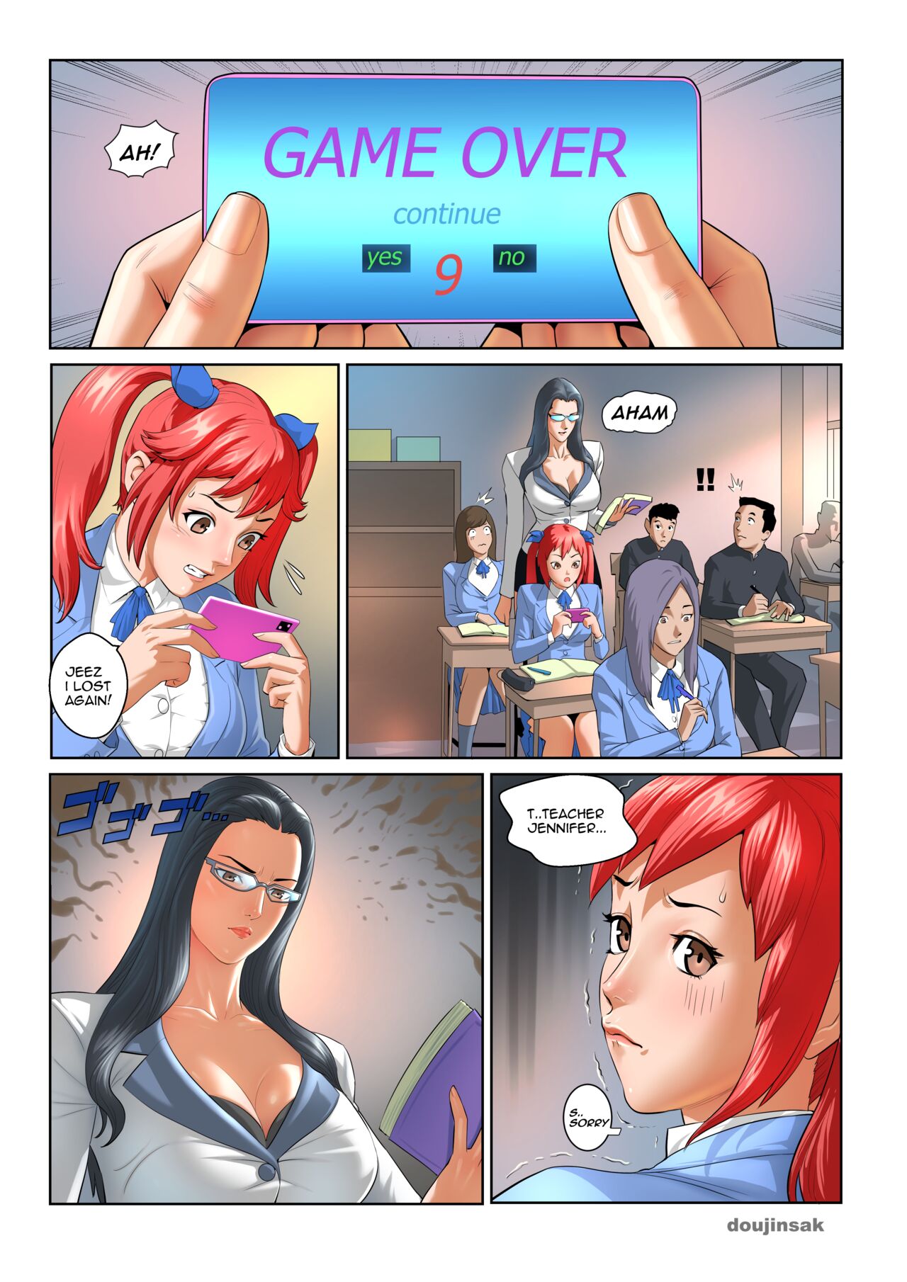 Jennifer's Game page 9 full