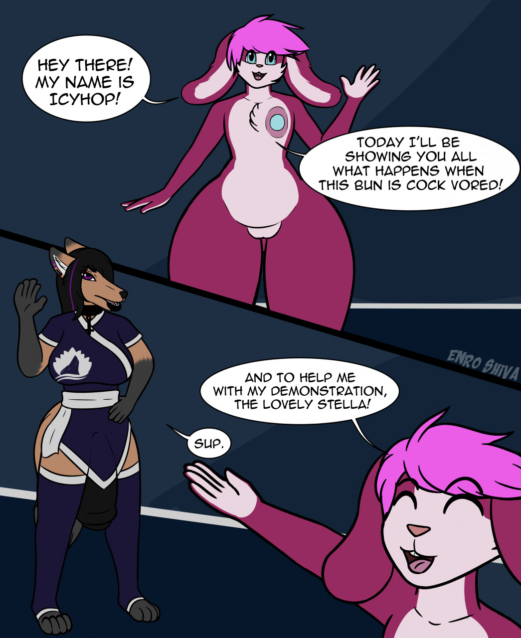 Icy Cock Vore Comic - Page 1 - IMHentai