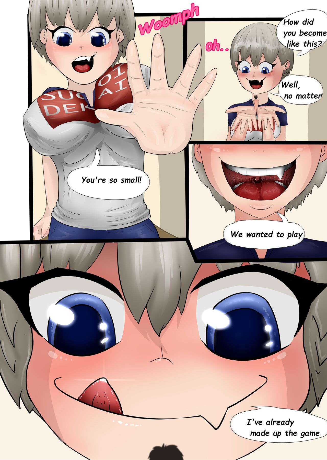 Uzaki Vore Comic page 2 full