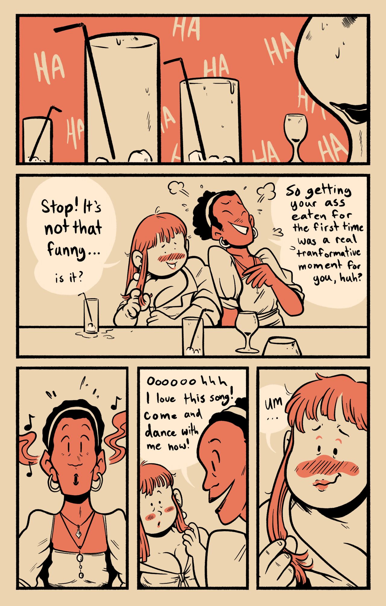 Wine Fuelled Dreams - Pam and Wanda's First Date page 4 full