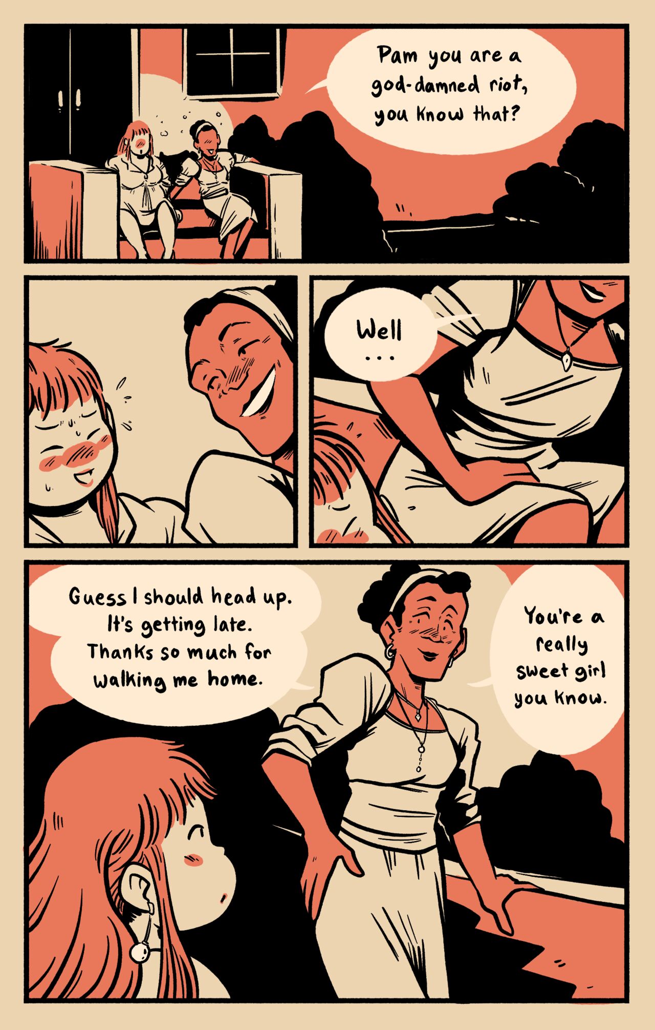 Wine Fuelled Dreams - Pam and Wanda's First Date page 6 full