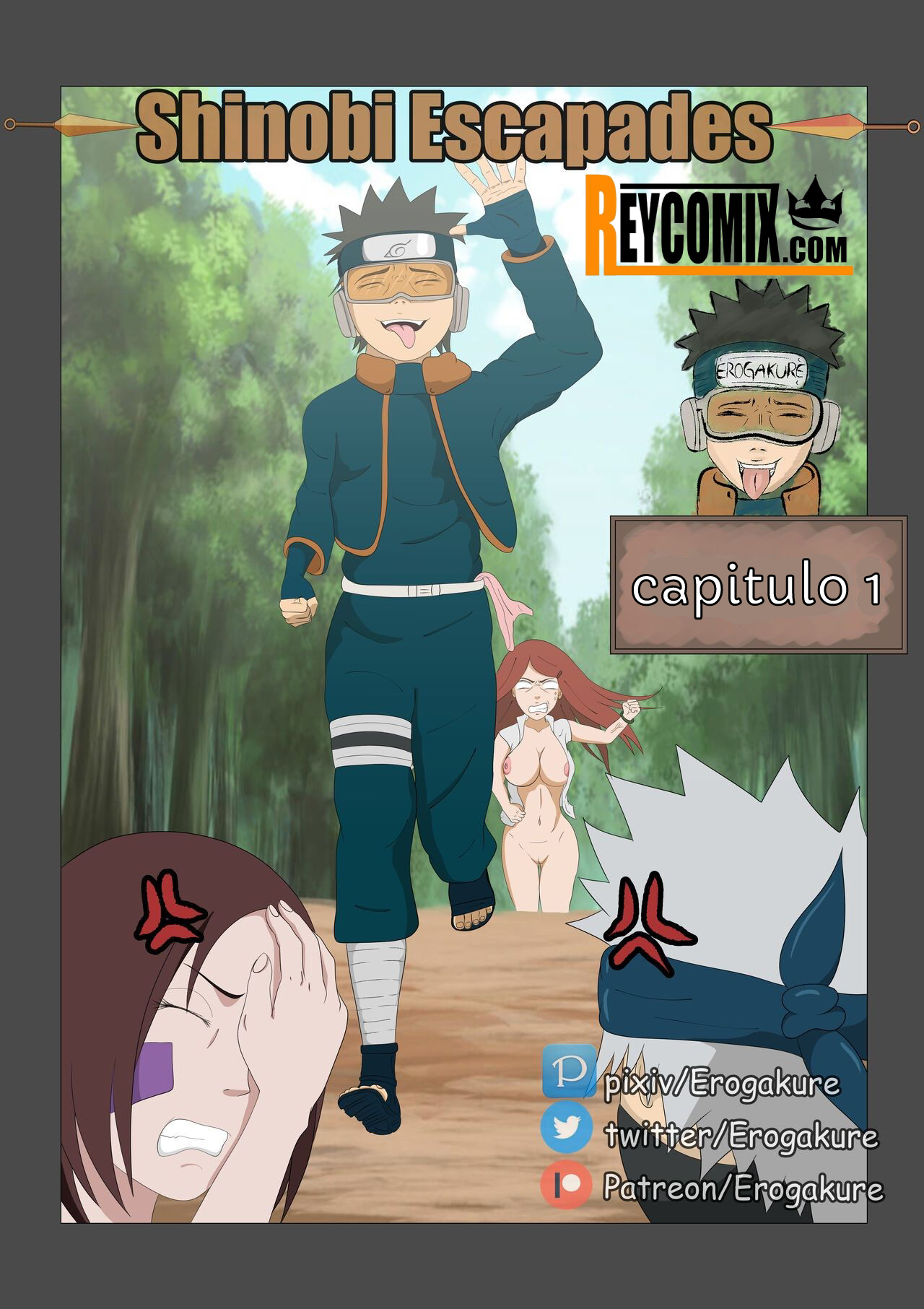 Shinobi Escapades – Erogakure page 1 full