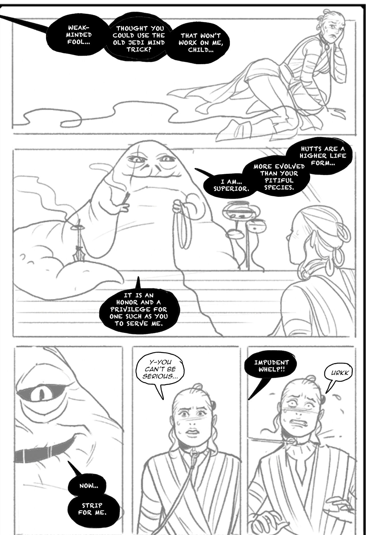 Rey: Slave of the Hutt page 9 full