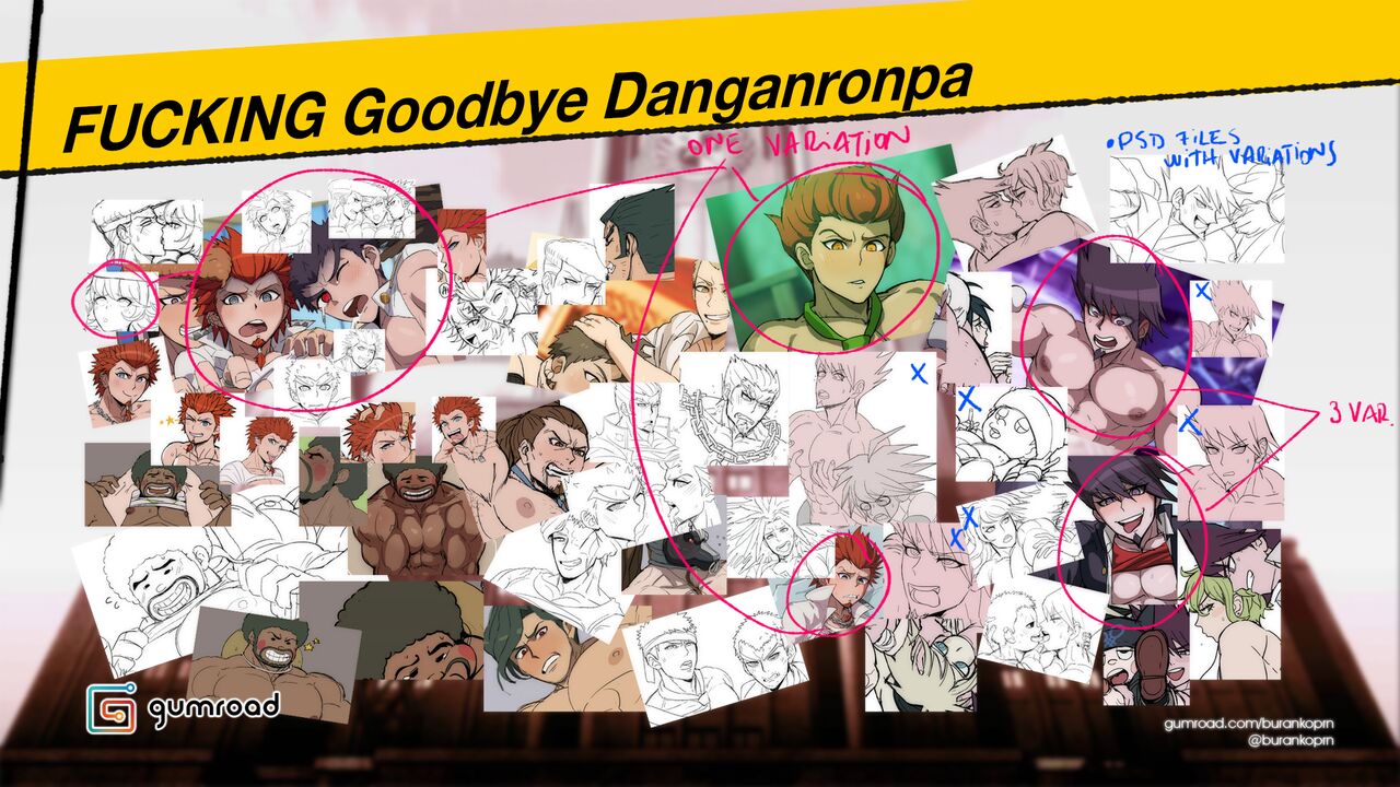 Goodbye Danganronpa Pack page 1 full