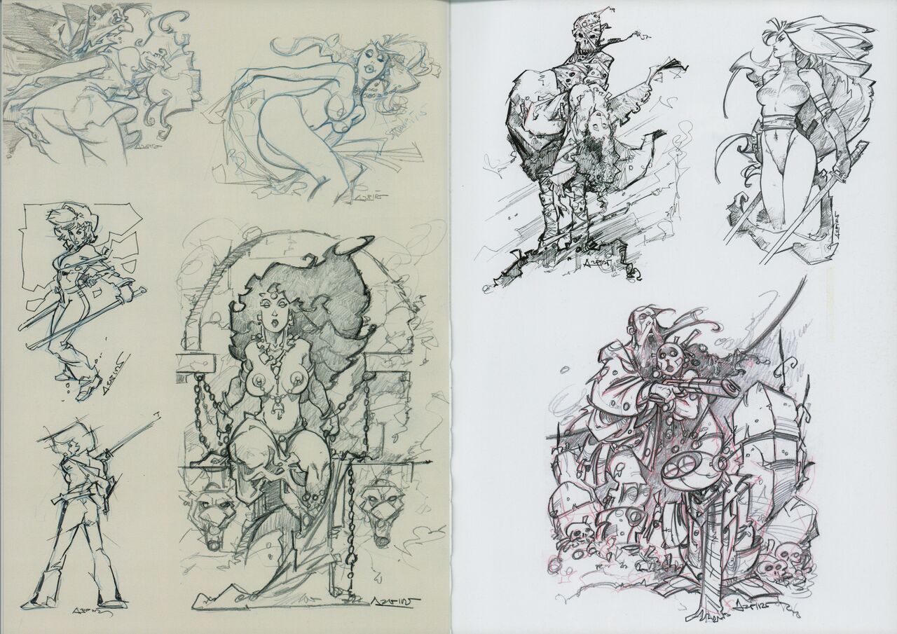 Azpiri Artbook page 9 full