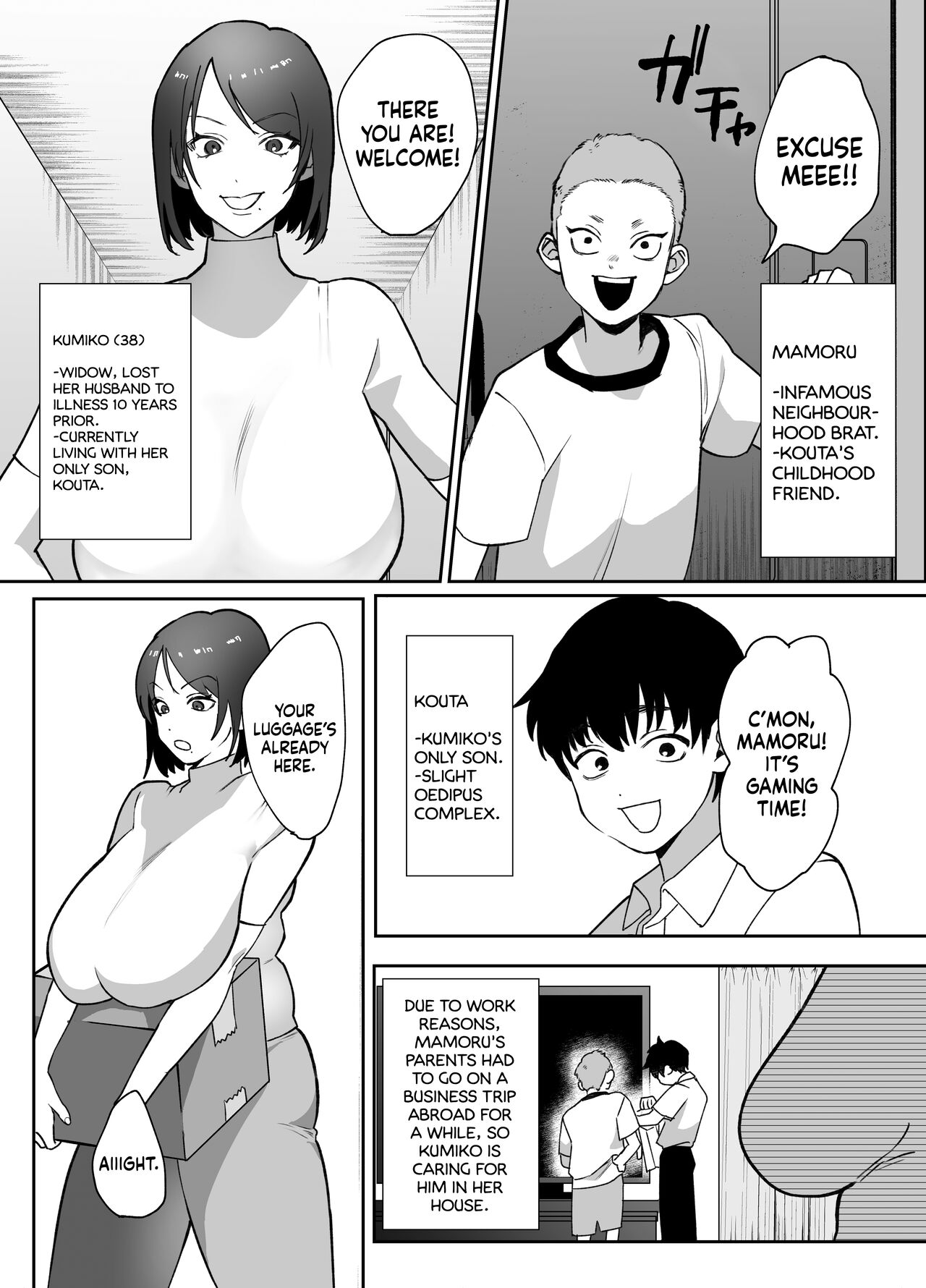 Kaa-san ga Tomodachi to Sex Shiteita Ken | The Story Of How My Friend Had  Sex With My Mother - Page 2 - IMHentai