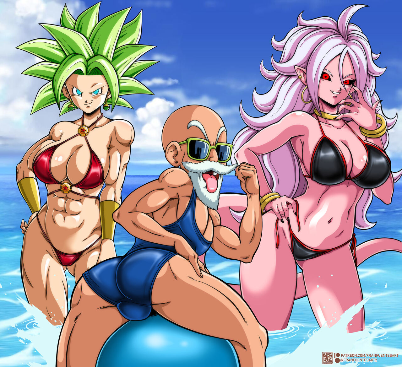 Kamesennin Beach Time page 1 full