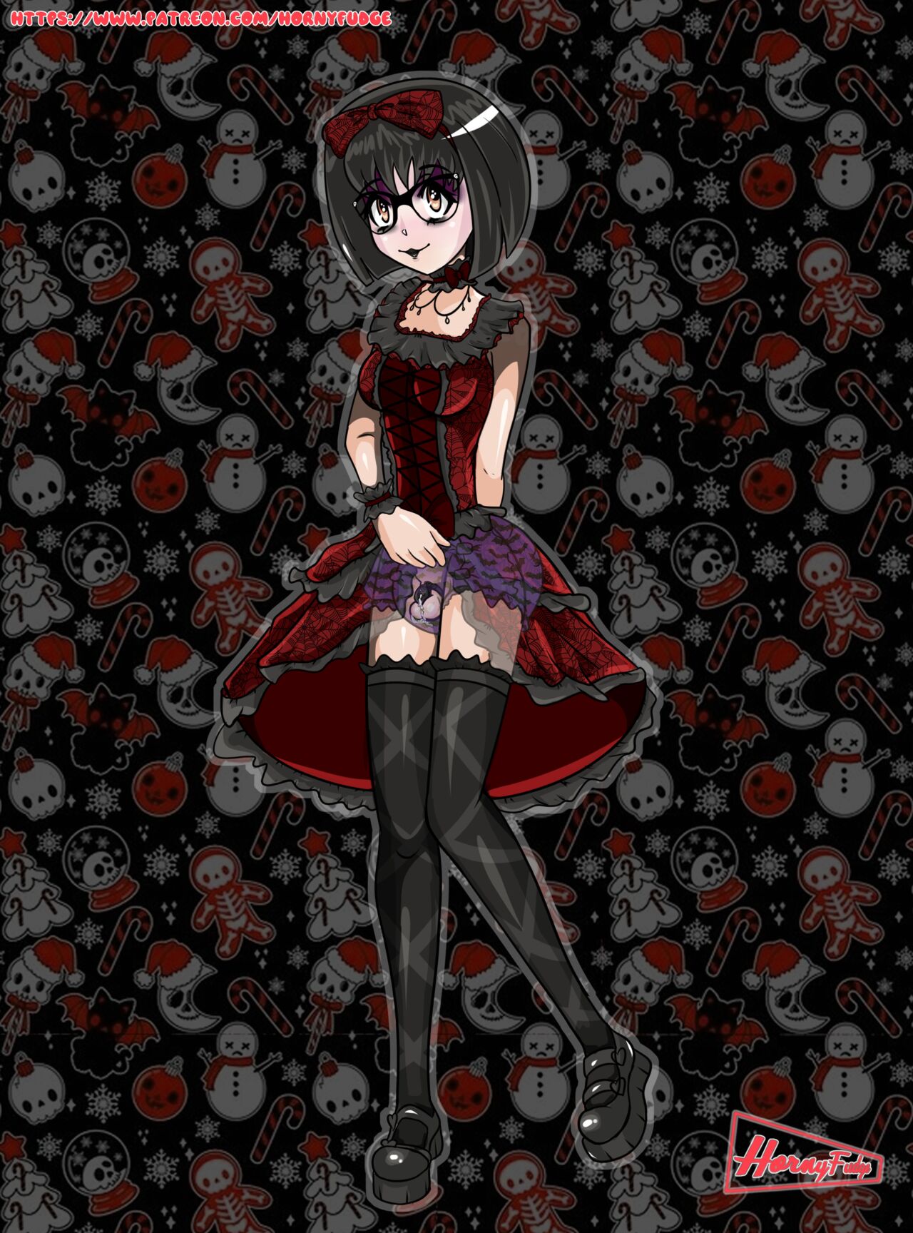Commissioner's OC, goth look page 1 full