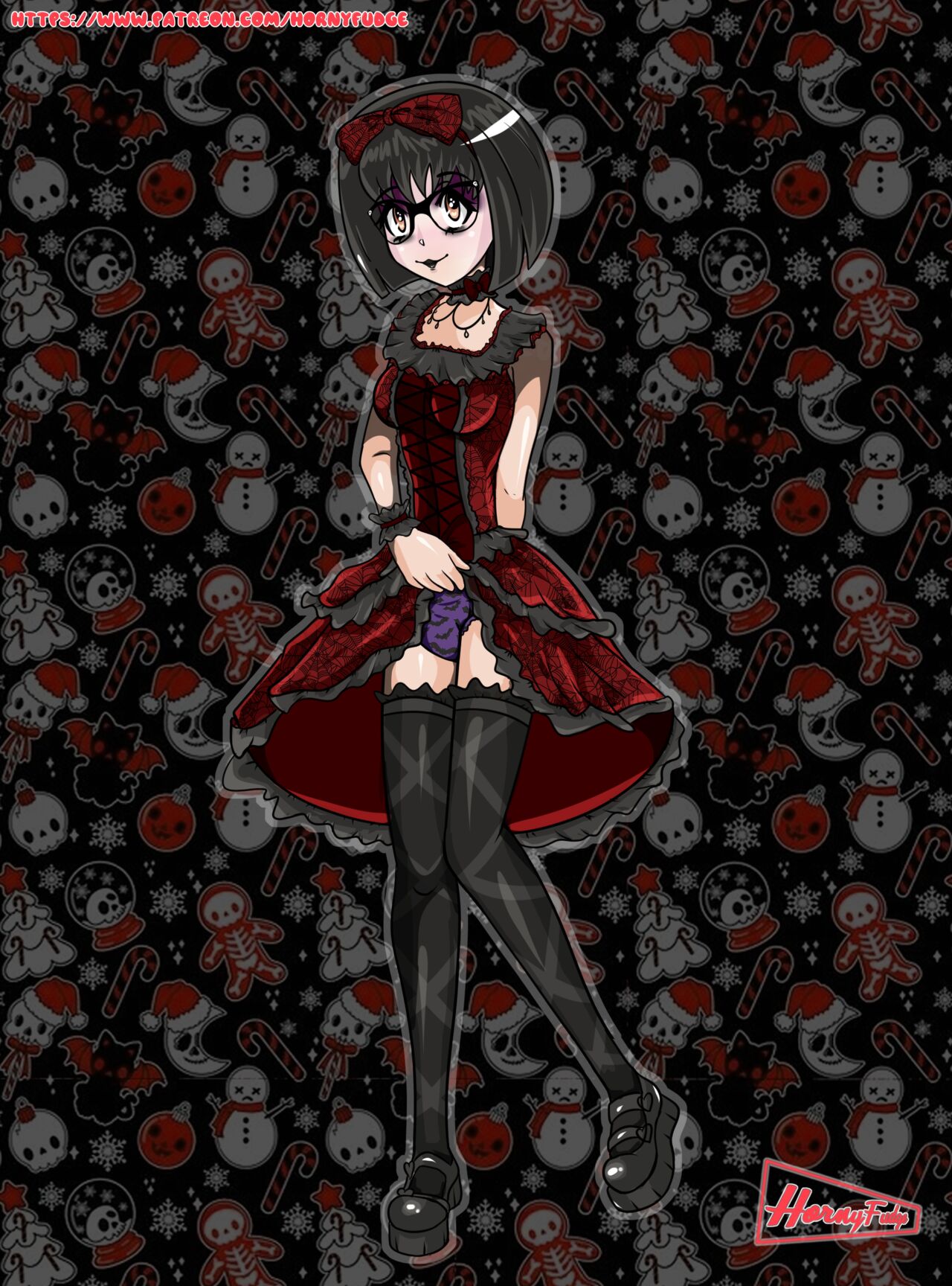 Commissioner's OC, goth look page 2 full